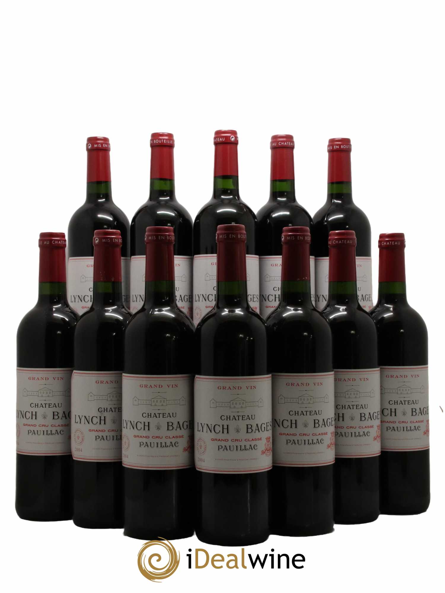 Château Lynch Bages 5ème Grand Cru Classé 2004 - Lot de 12 bouteilles - 0