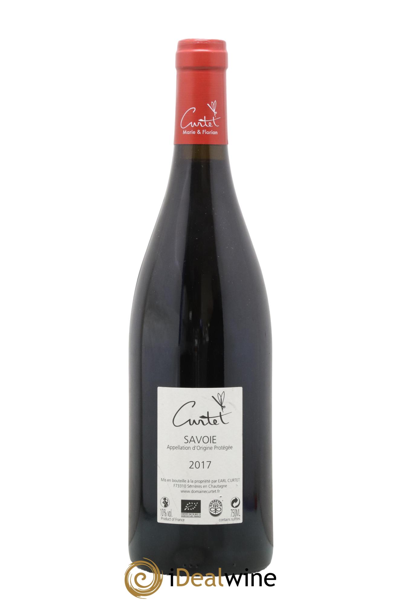 Vin de Savoie Mondeuse Marie et Florian Curtet 2017 - Lot de 1 bouteille - 1