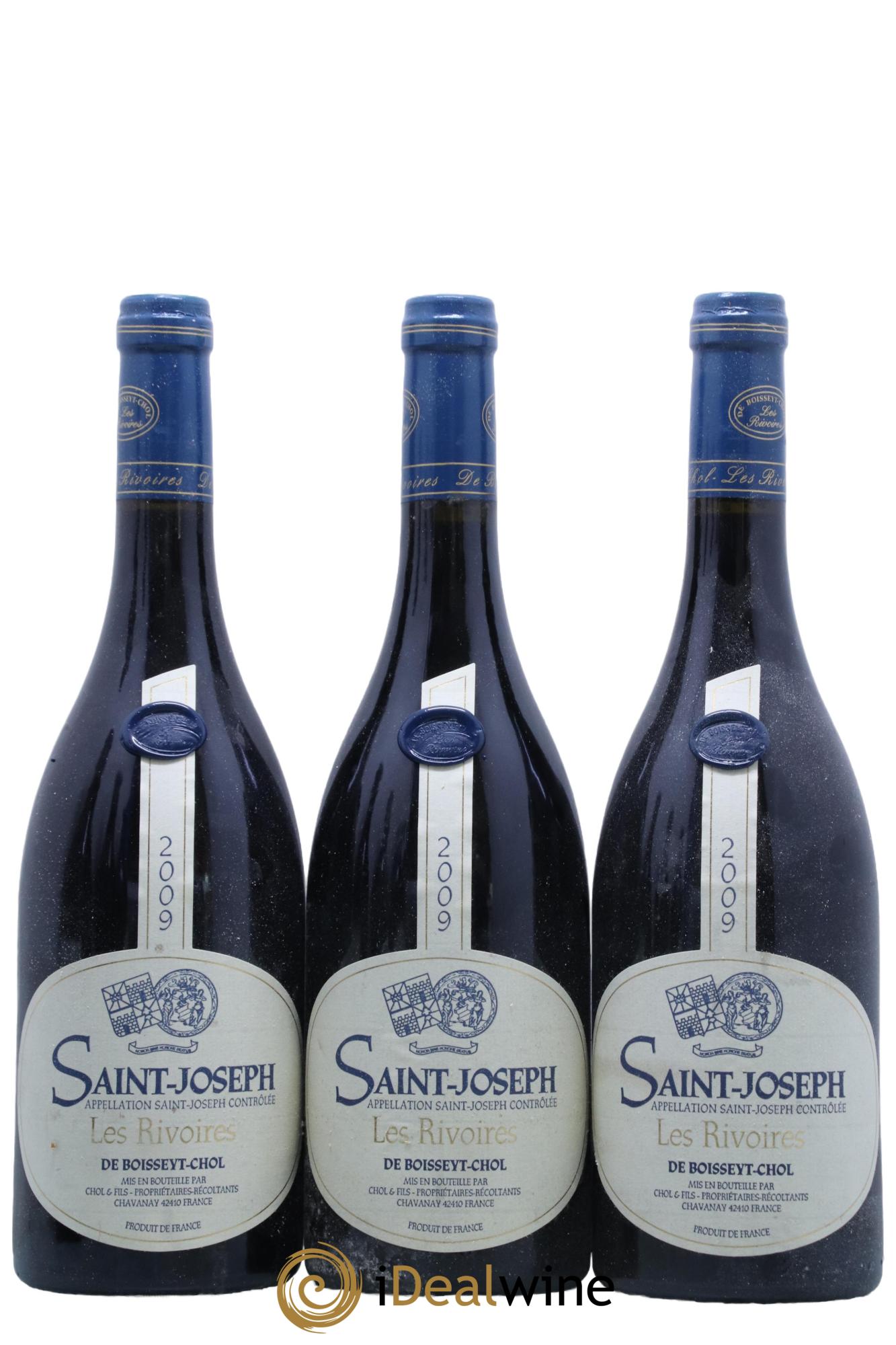 Saint-Joseph Les Rivoires De Boysset-Chol 2009 - Lot de 6 bouteilles - 1