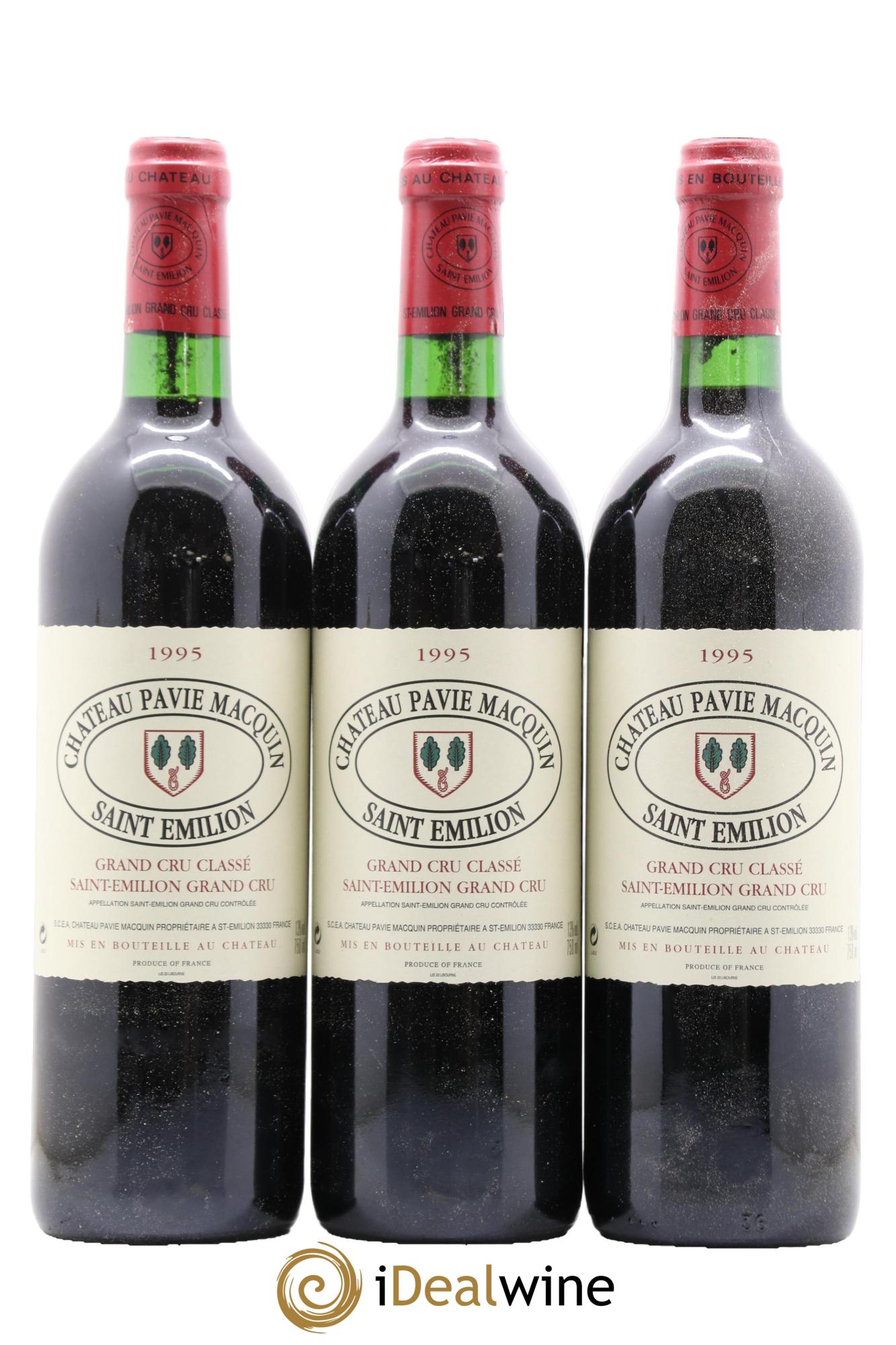 Château Pavie Macquin 1er Grand Cru Classé B 1995 - Lot de 12 bouteilles - 4