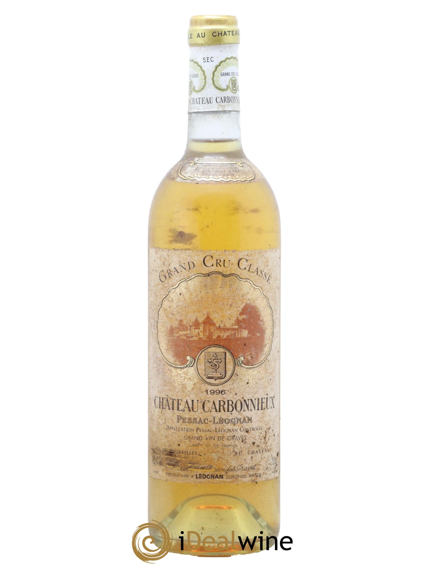 Château Carbonnieux Cru Classé de Graves  1996 - Lot de 1 bouteille - 0