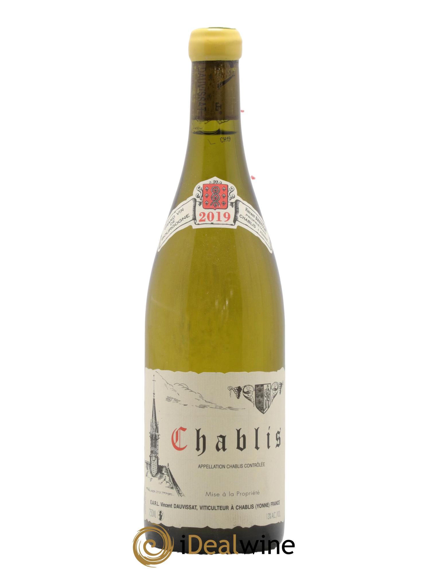 Chablis Vincent Dauvissat (Domaine) 2019 - Posten von 1 Flasche - 0