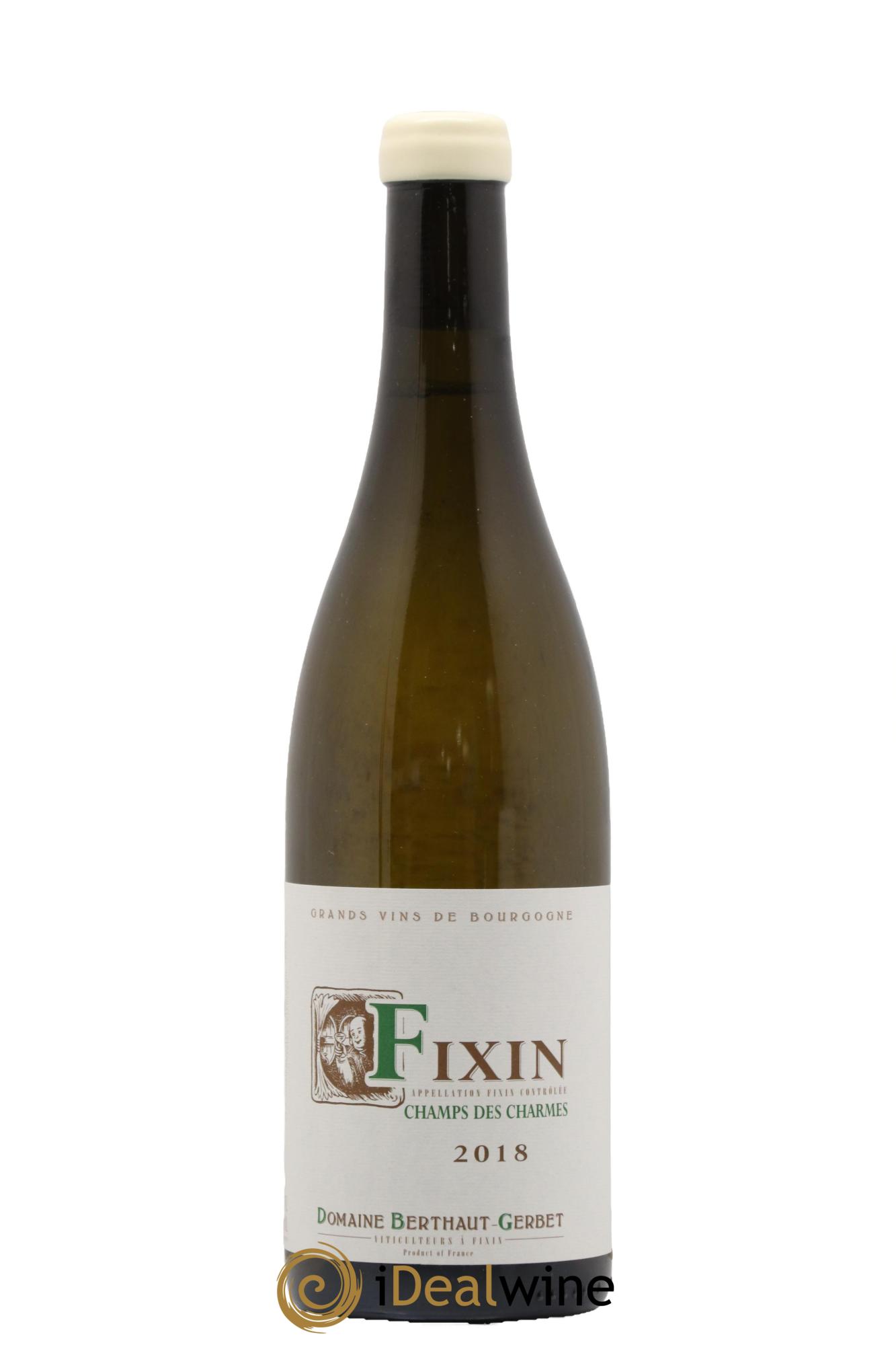 Fixin Champs des Charmes Berthaut-Gerbet 2018 - Lot de 1 bouteille - 0