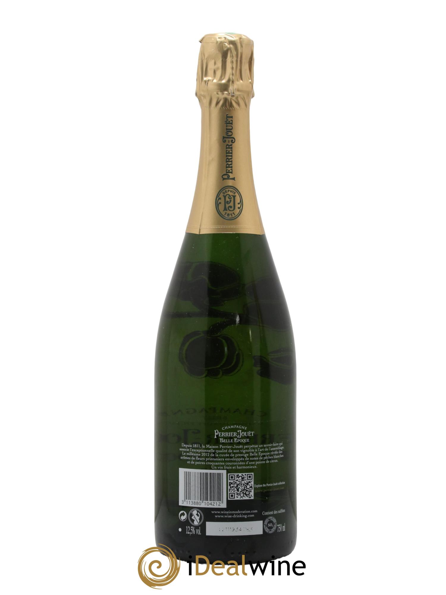 Cuvée Belle Epoque Perrier-Jouët 2012 - Lot de 1 bouteille - 1