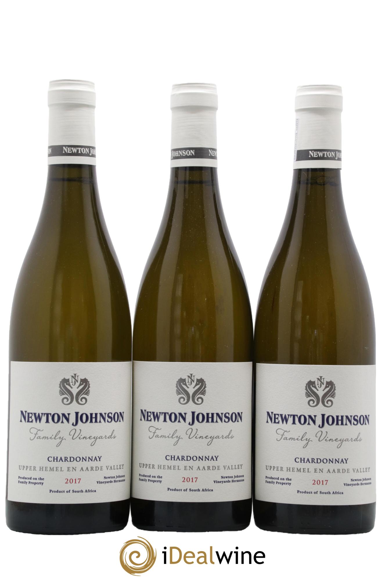 Afrique du Sud Chardonnay Newton Johnson 2017 - Posten von 3 Flaschen - 0