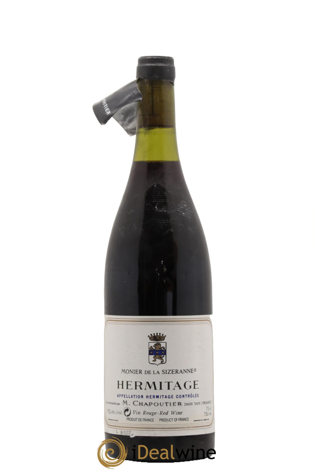 Hermitage Chapoutier 1993 - Lot de 1 bouteille - 1