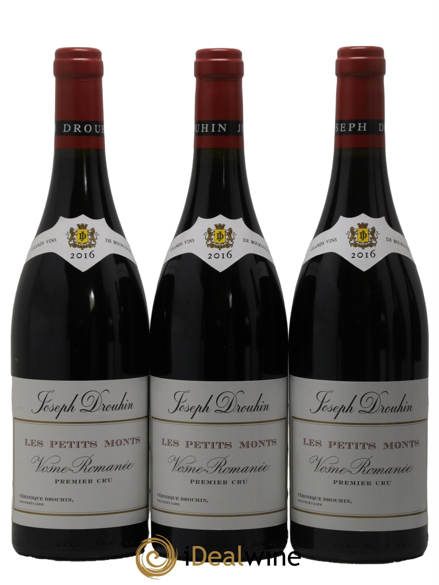 Vosne-Romanée 1er Cru Les Petits Monts Joseph Drouhin 2016 - Lot de 6 bouteilles - 1