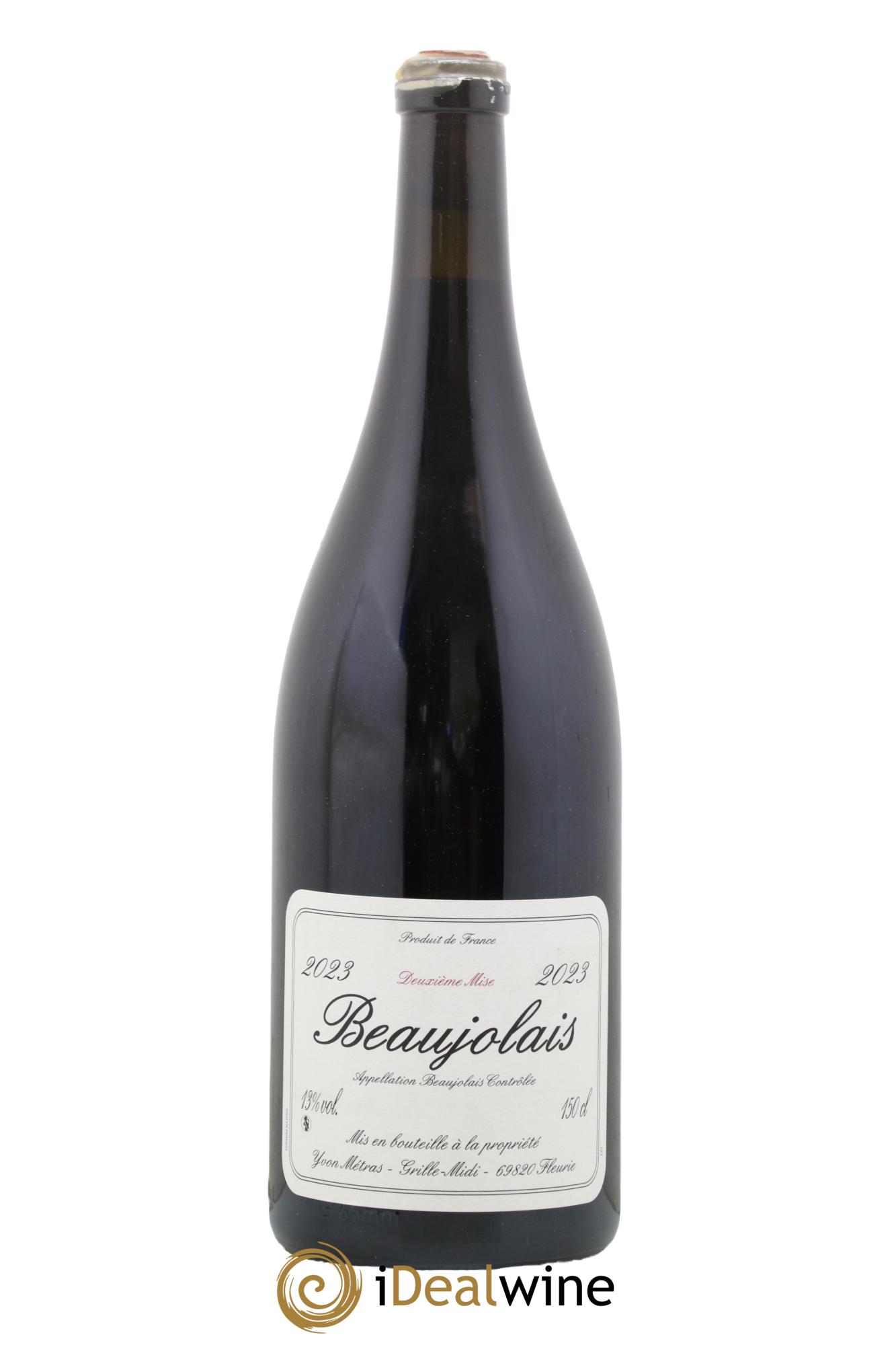 Beaujolais 2nde Mise Yvon Métras 2023 - Lot de 1 magnum - 0