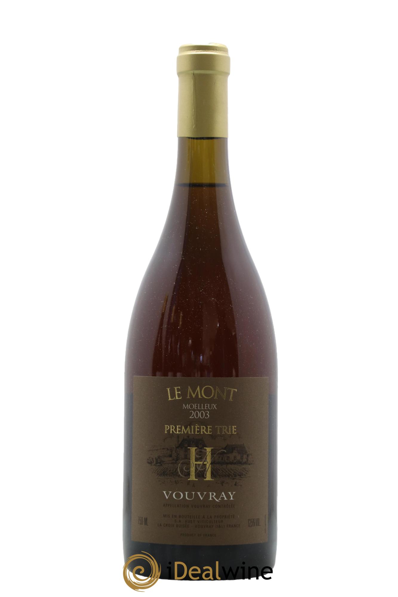 Vouvray Le Mont Moelleux 1ère Trie Domaine Huet 2003 - Posten von 1 Flasche - 0