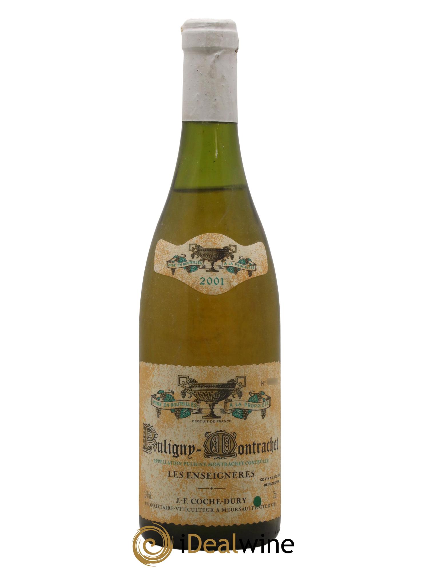 Puligny-Montrachet Les Enseignères Coche Dury (Domaine) 2001 - Lotto di 1 bottiglia - 0