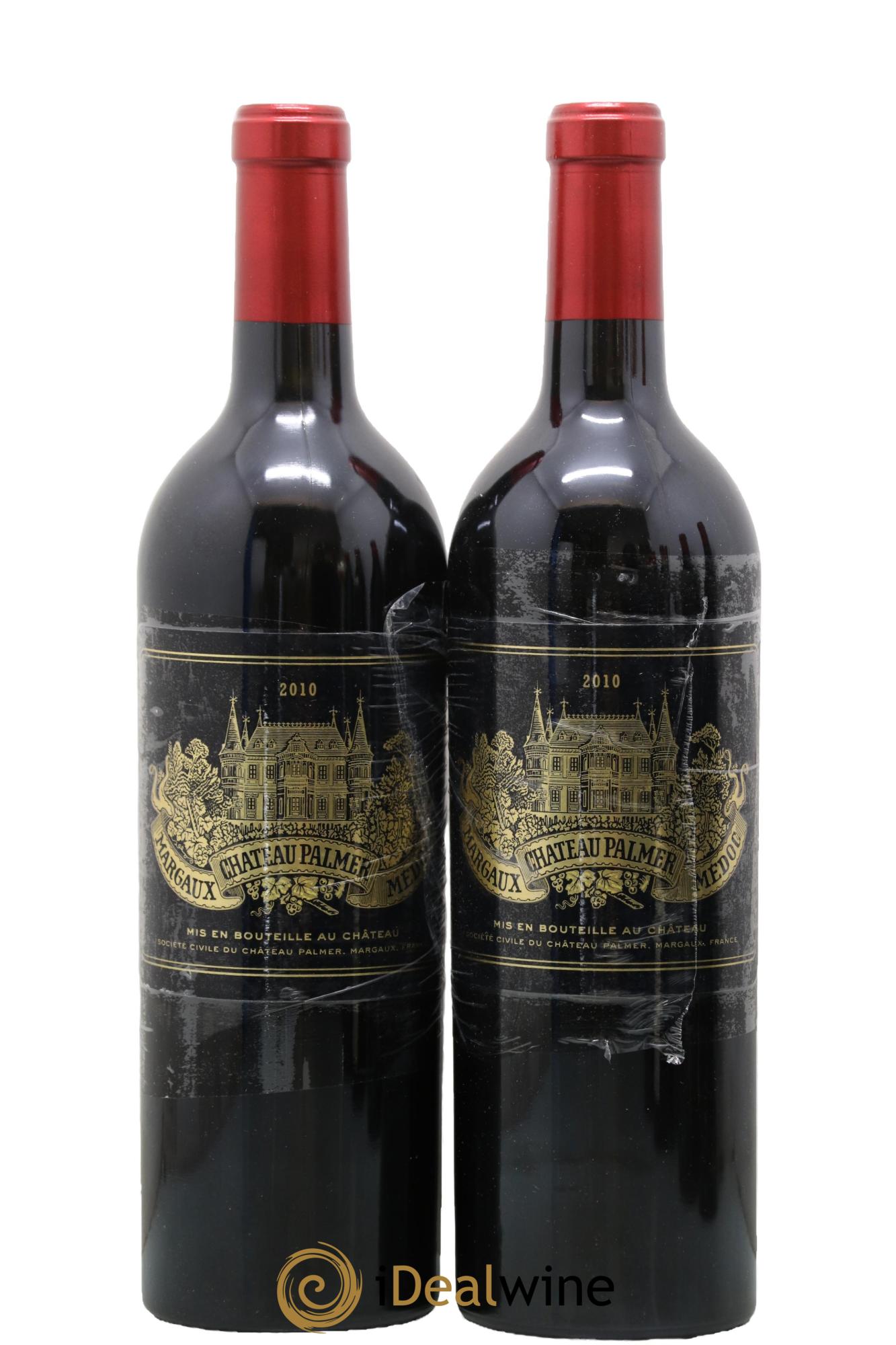 Château Palmer 3ème Grand Cru Classé 2010 - Lot of 2 bottles - 0