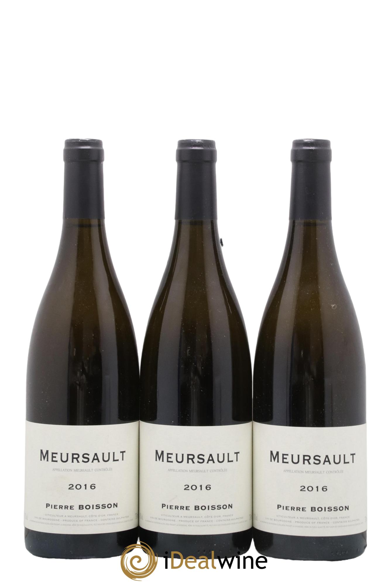 Meursault Pierre Boisson (Domaine) 2016 - Lot de 3 bouteilles - 0