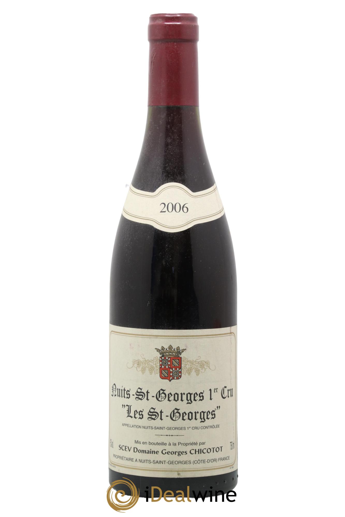 Nuits Saint-Georges 1er Cru Les Saint-Georges Chicotot  2006 - Posten von 1 Flasche - 0