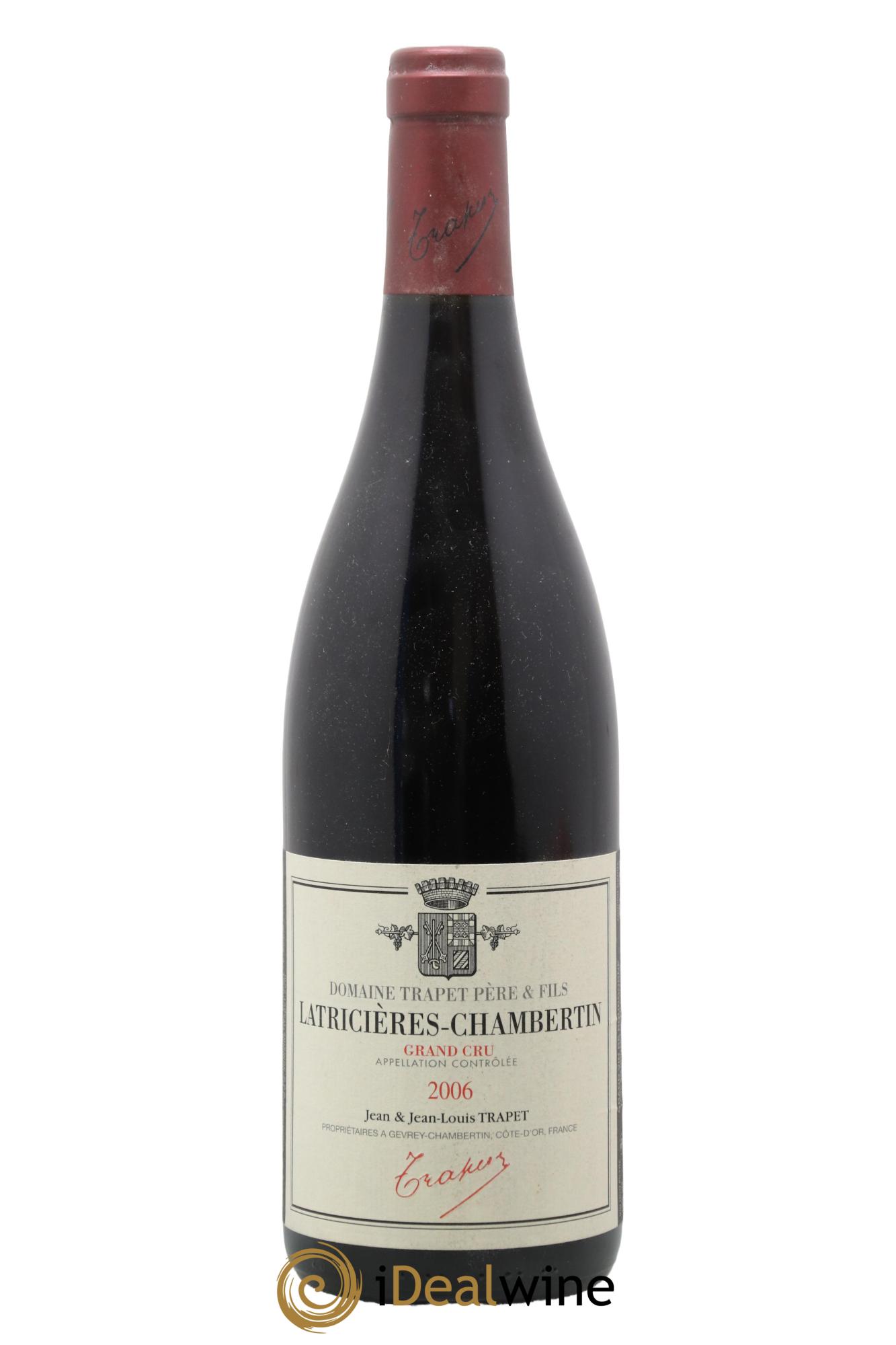 Latricières-Chambertin Grand Cru Domaine Trapet 2006 - Lot of 1 bottle - 0