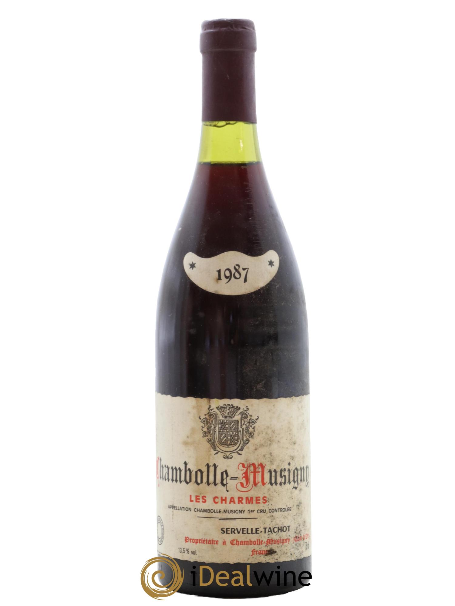 Chambolle-Musigny 1er Cru Les Charmes Servelle-Tachot 1987 - Posten von 1 Flasche - 0