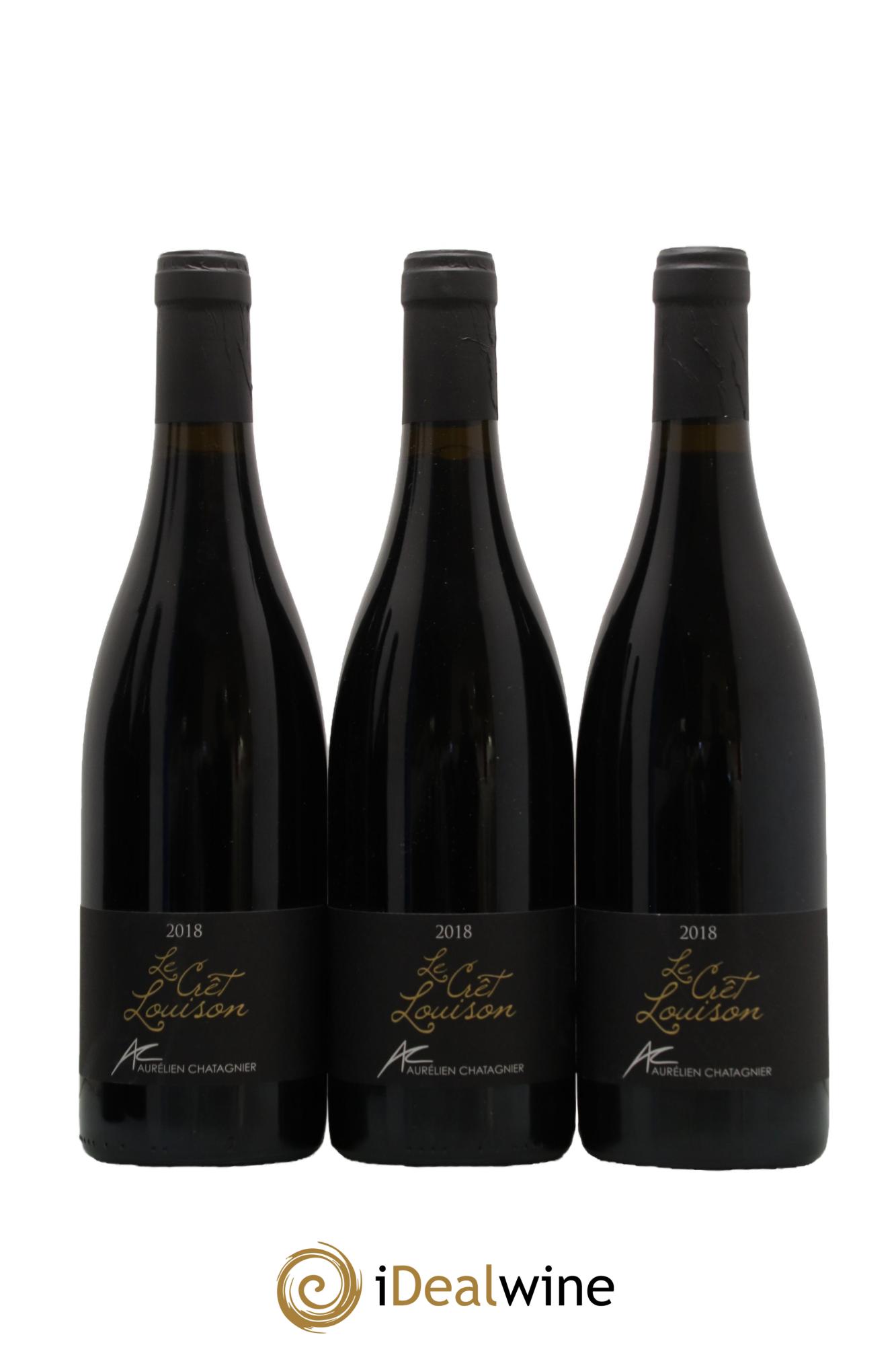 IGP Collines Rhodaniennes Crêt Louison  Aurélien Chatagnier 2018 - Lot of 3 bottles - 0