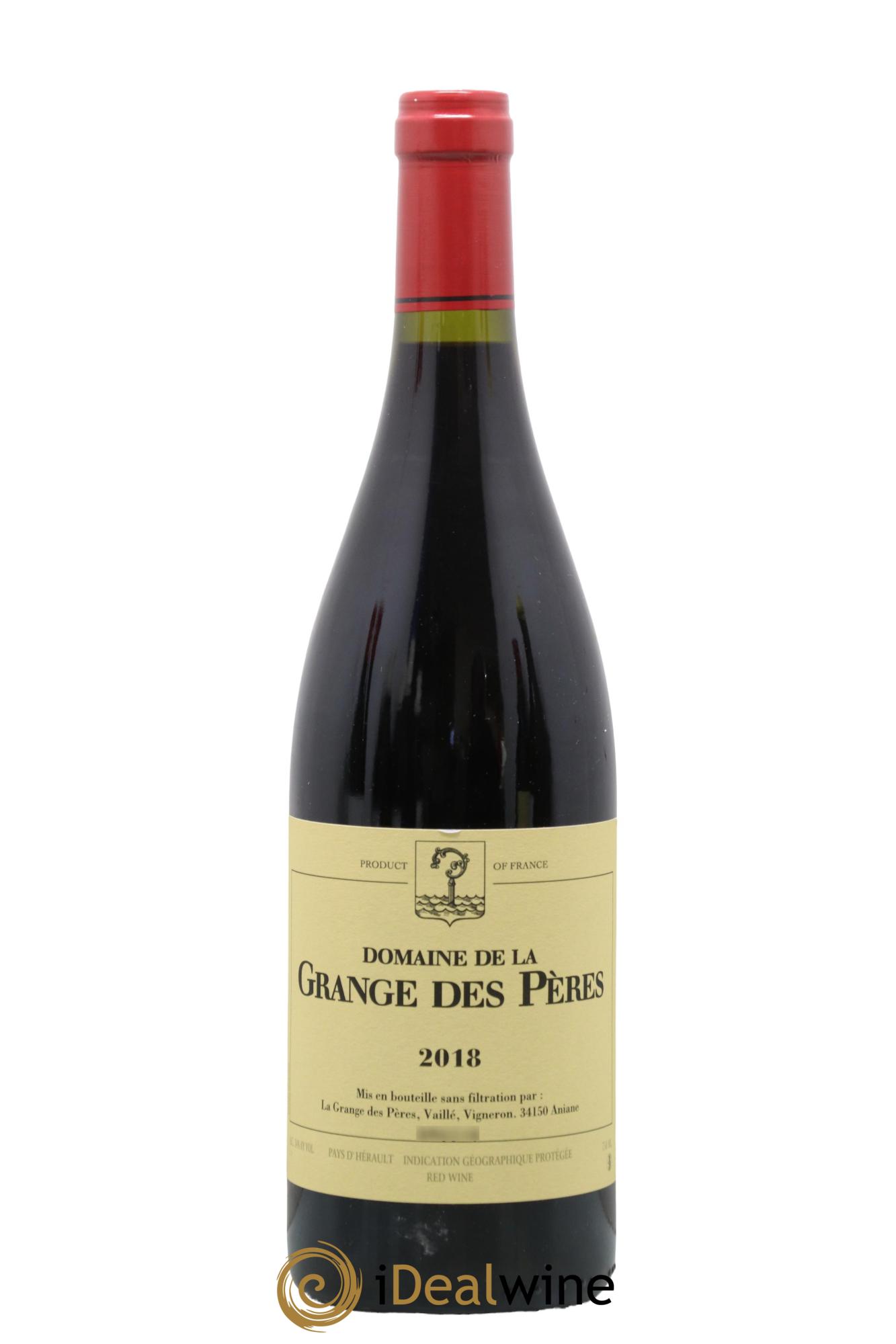 IGP Pays d'Hérault Grange des Pères Laurent Vaillé 2018 - Lot de 1 bouteille - 0