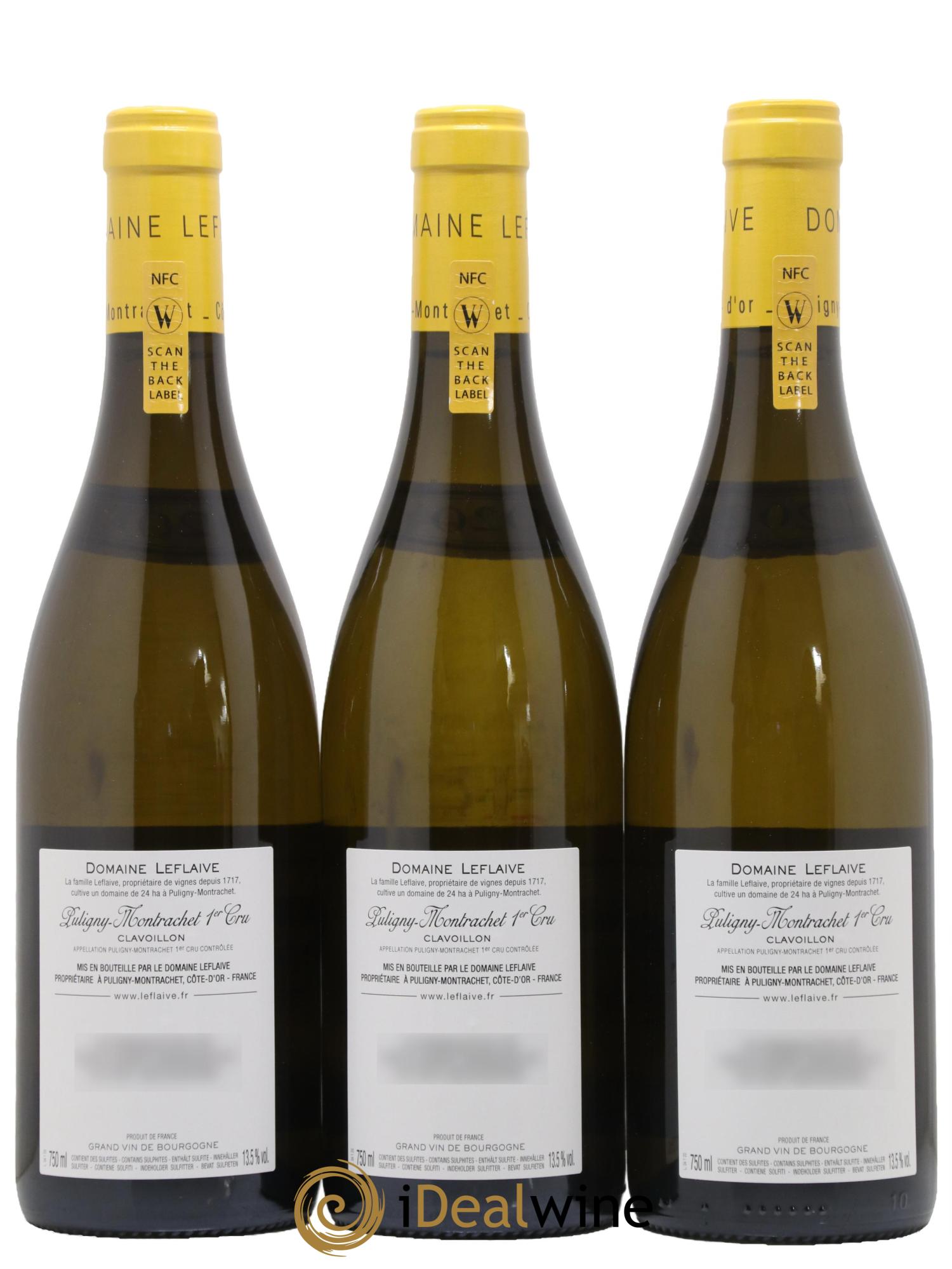 Puligny-Montrachet 1er Cru Clavoillon Leflaive (Domaine) 2020 - Lotto di 3 bottiglie - 1