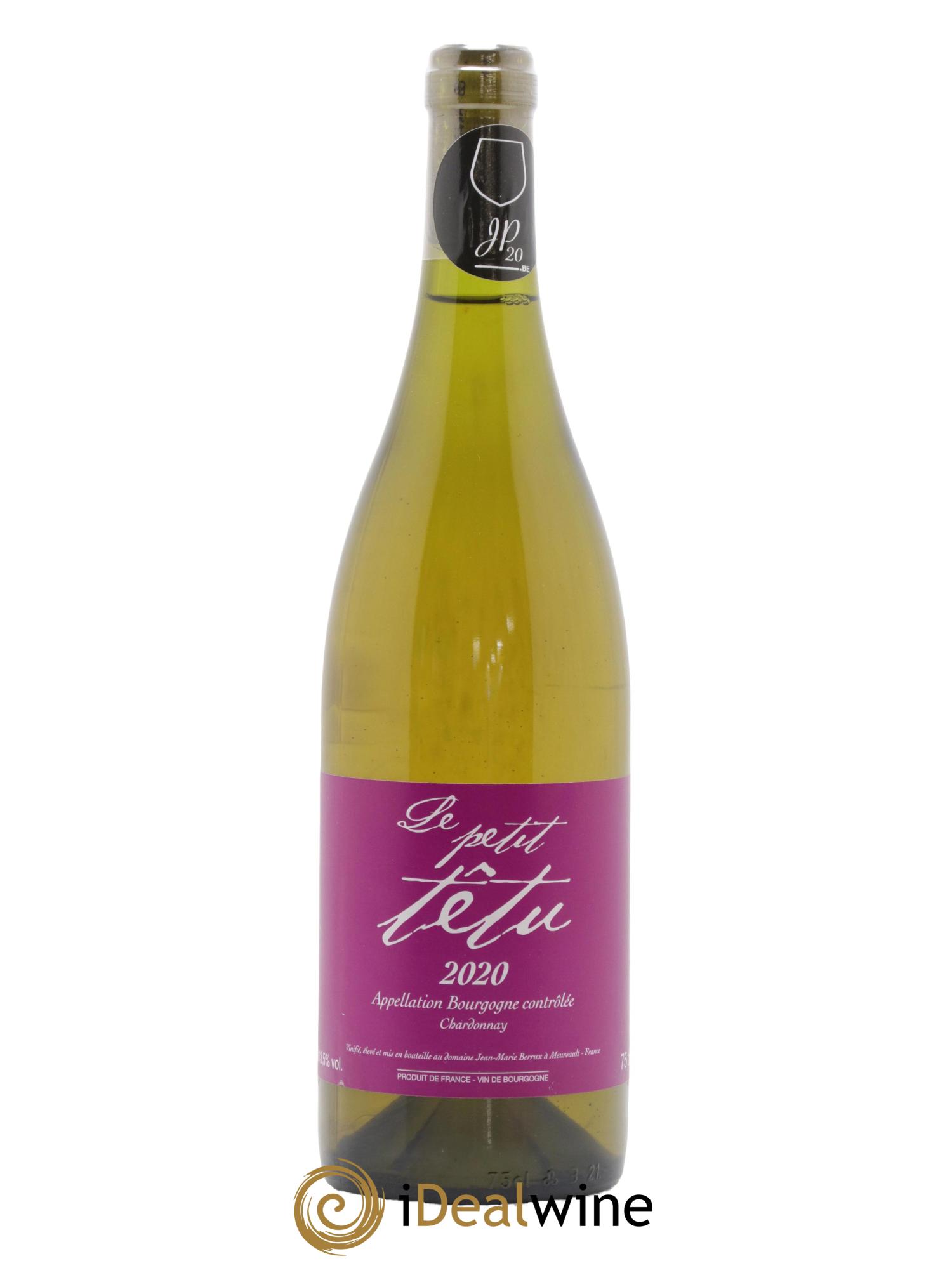 Bourgogne Le Petit Têtu Jean-Marie Berrux 2020 - Lot de 1 bouteille - 0