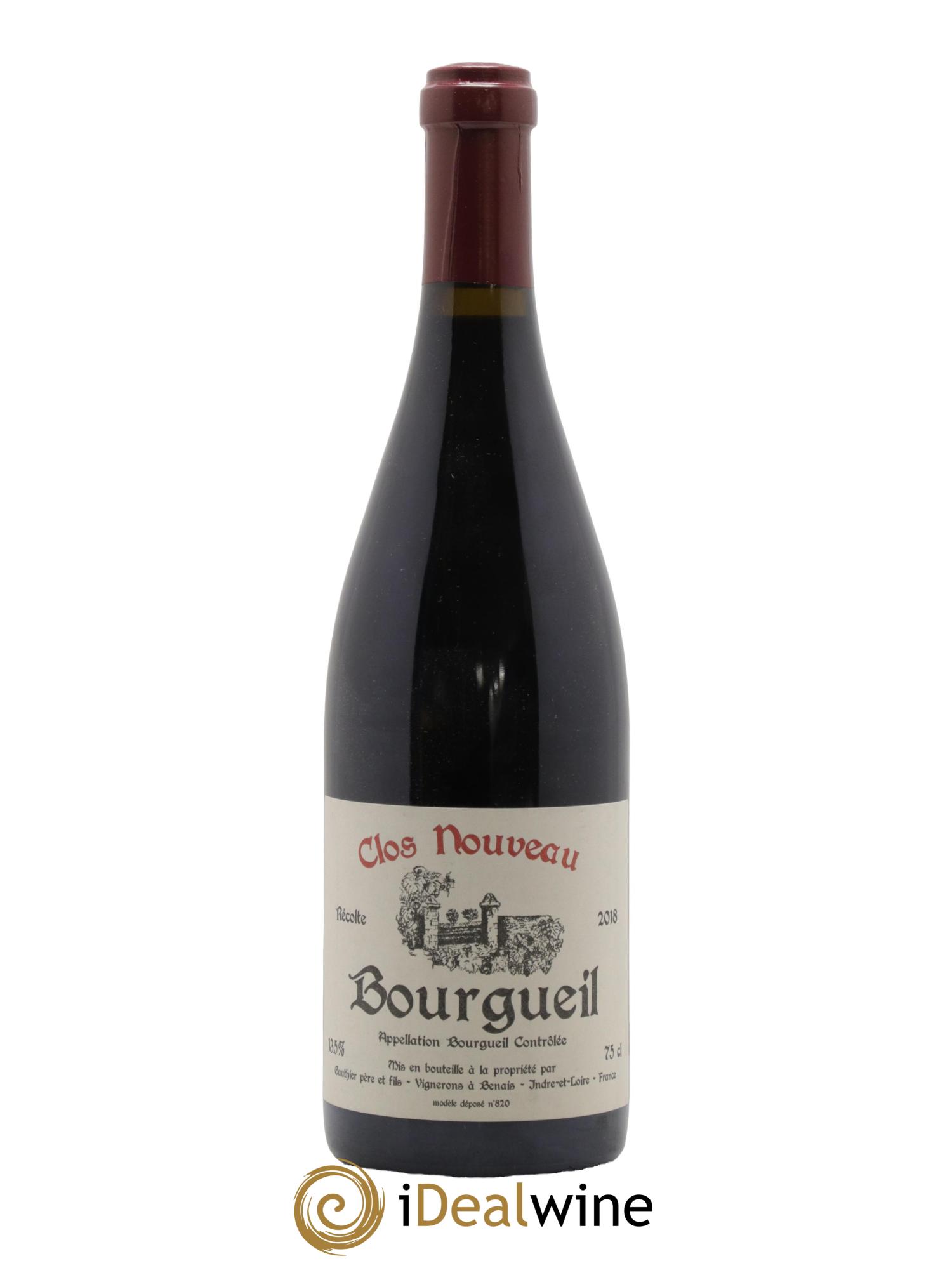 Bourgueil Clos Nouveau Domaine du Bel Air 2018 - Lotto di 1 bottiglia - 0