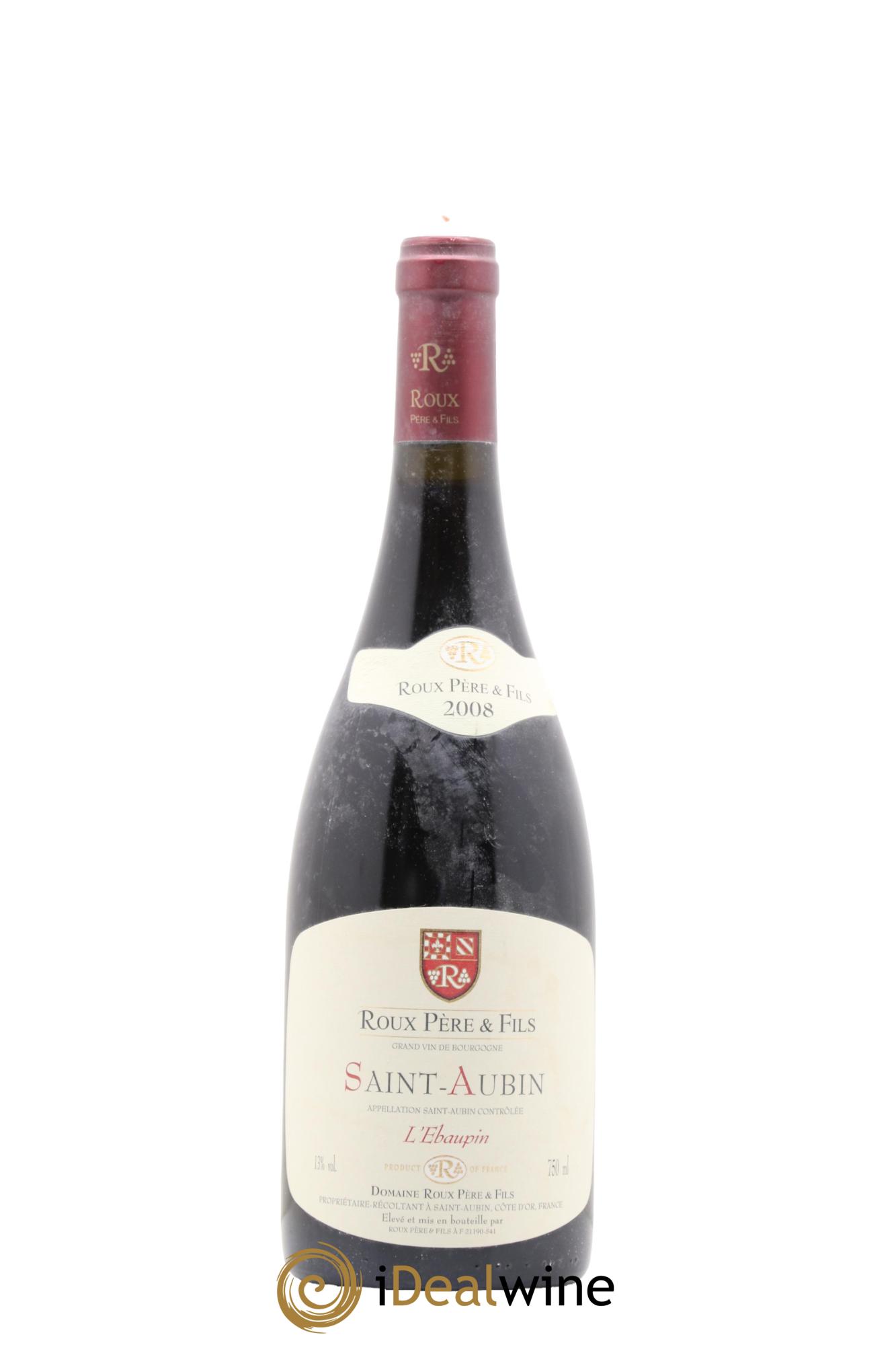 Saint-Aubin L'Ebaupin Roux Père et Fils 2008 - Lot de 1 bouteille - 0