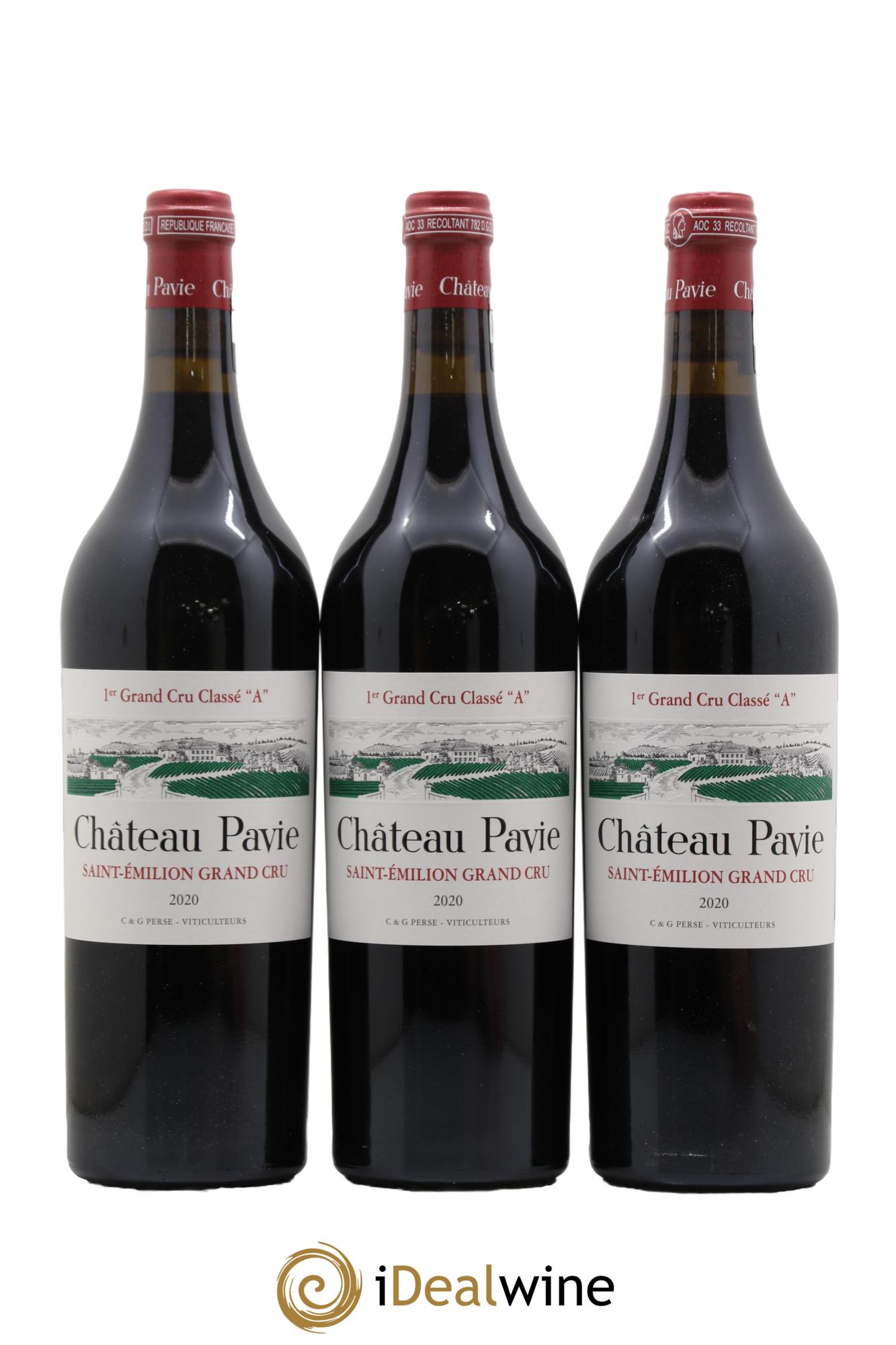 Château Pavie 1er Grand Cru Classé A 2020 - Lot de 6 bouteilles - 3