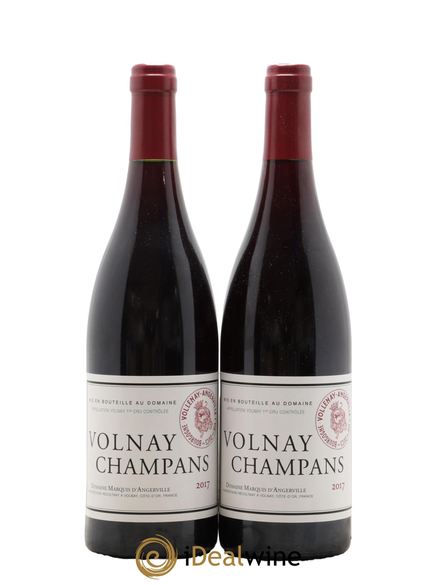 Volnay 1er Cru Champans Marquis d'Angerville (Domaine)  2017 - Lotto di 2 bottiglie - 0