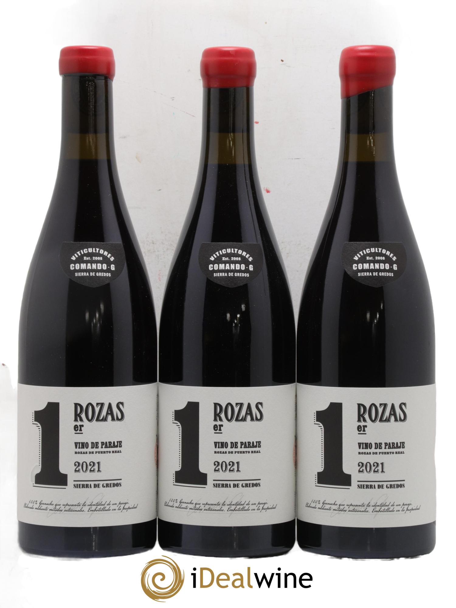 Vinos de Madrid Comando G DO Rozas 1er 2021 - Lot de 3 bouteilles - 0