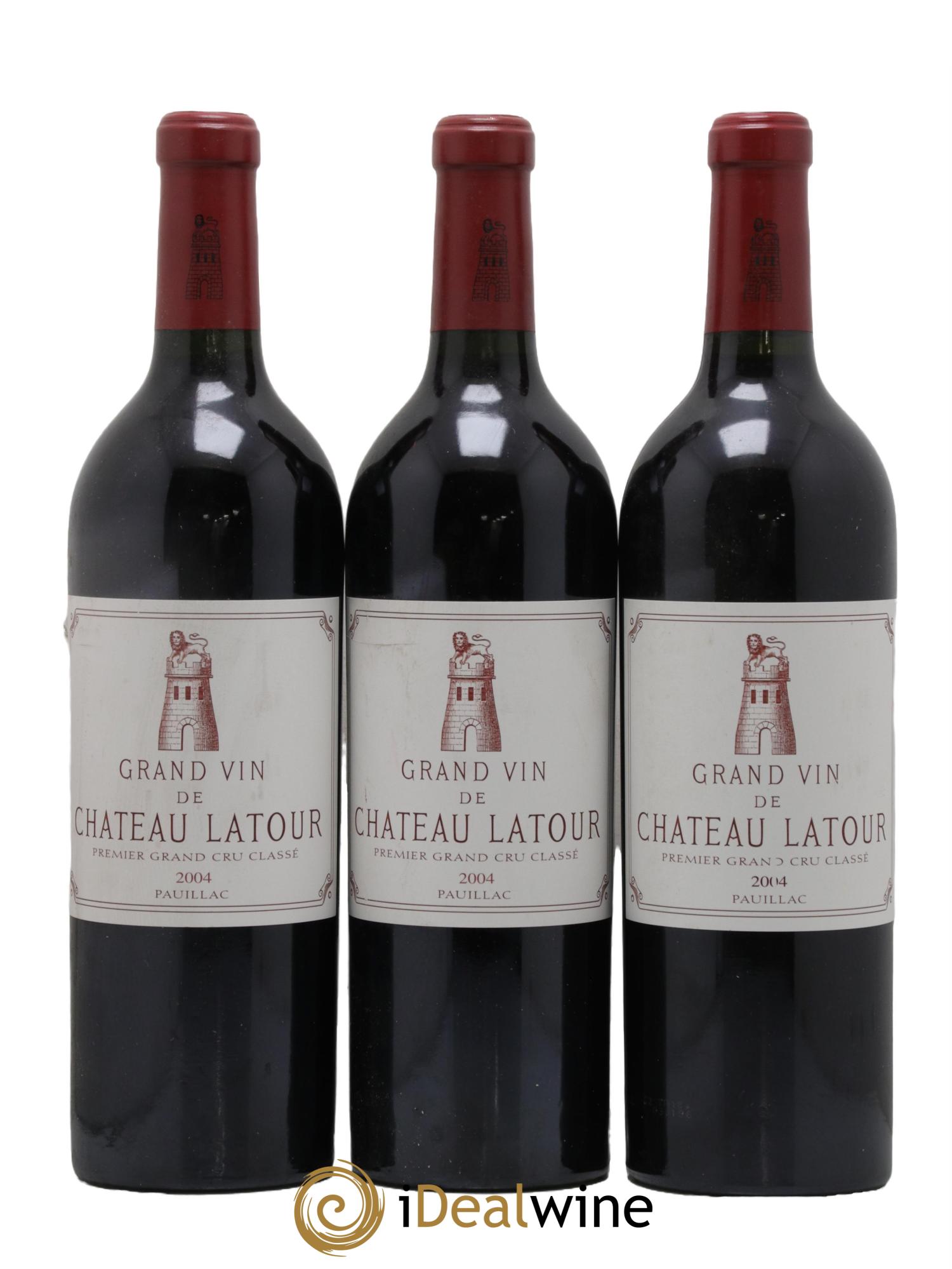 Château Latour 1er Grand Cru Classé 2004 - Lotto di 3 bottiglie - 0