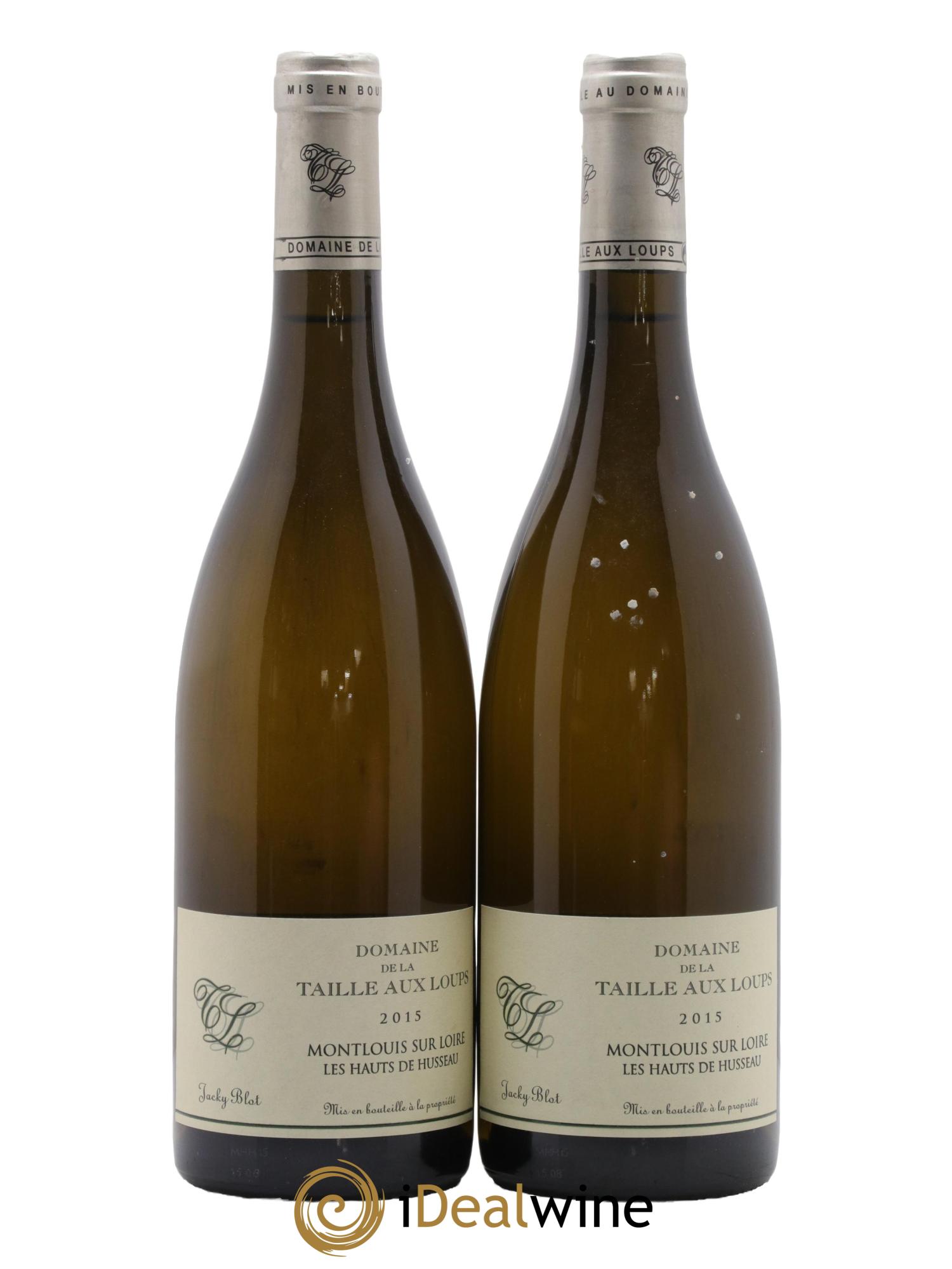 Montlouis-sur-Loire Les Hauts de Husseau La Taille aux Loups - Jacky Blot 2015 - Lot of 2 bottles - 0