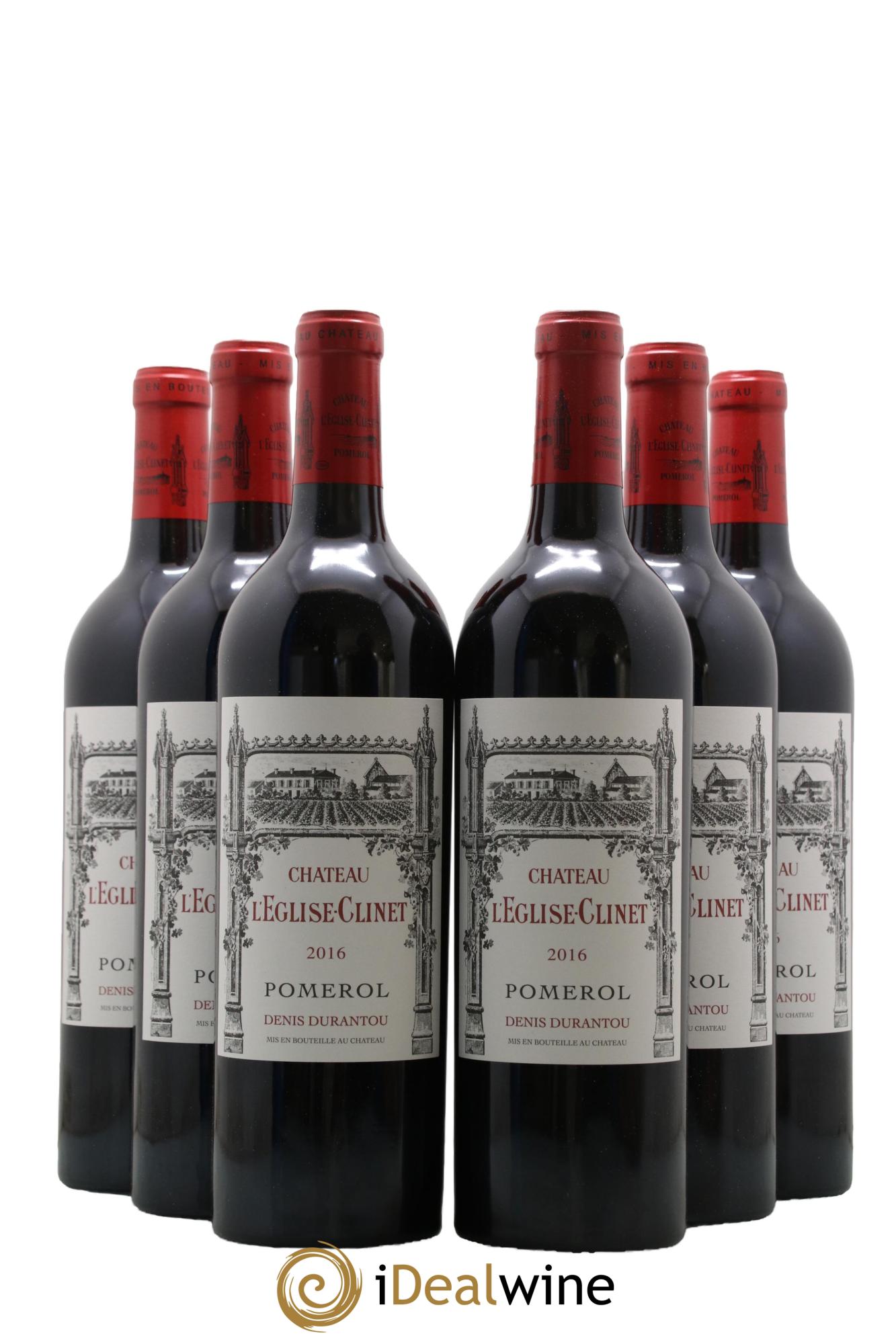 Château l' Église Clinet 2016 - Lot of 6 bottles - 0