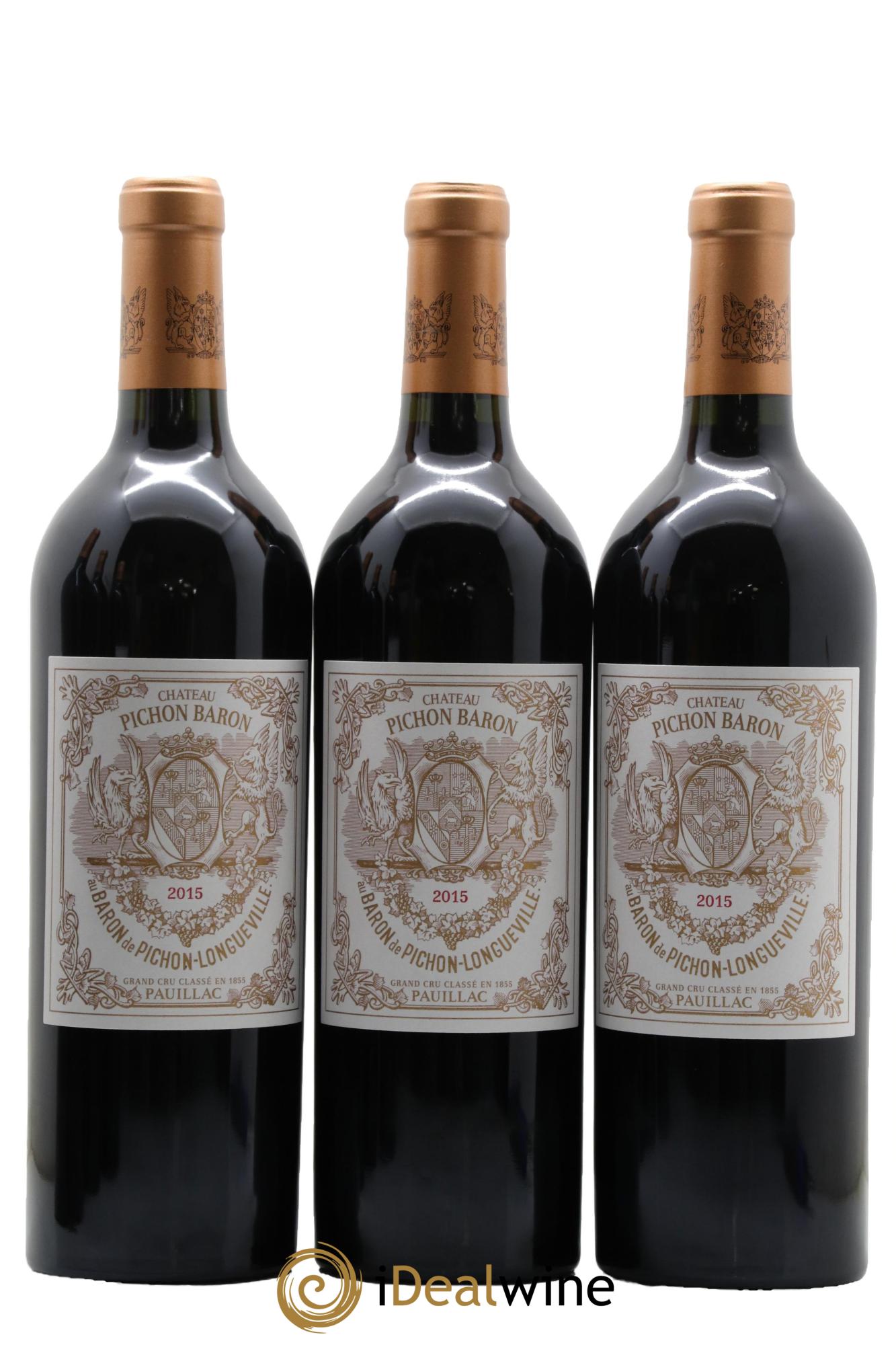 Pichon Longueville Baron 2ème Grand Cru Classé 2015 - Lotto di 6 bottiglie - 1