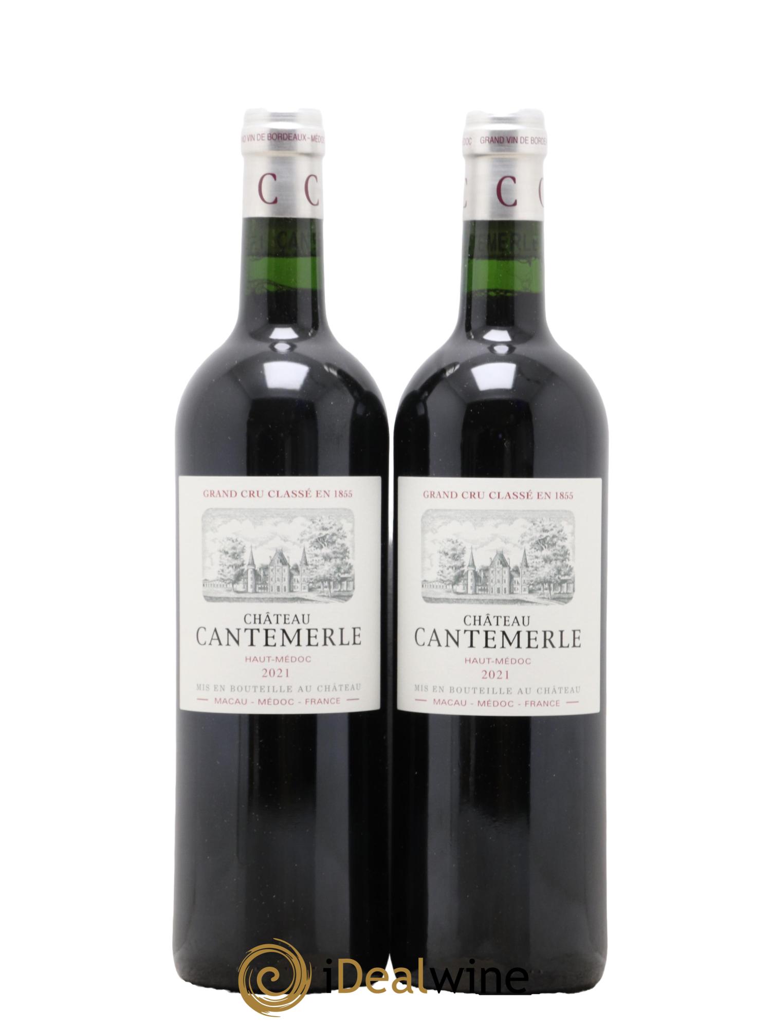 Château Cantemerle 5ème Grand Cru Classé 2021 - Lot de 2 bouteilles - 0