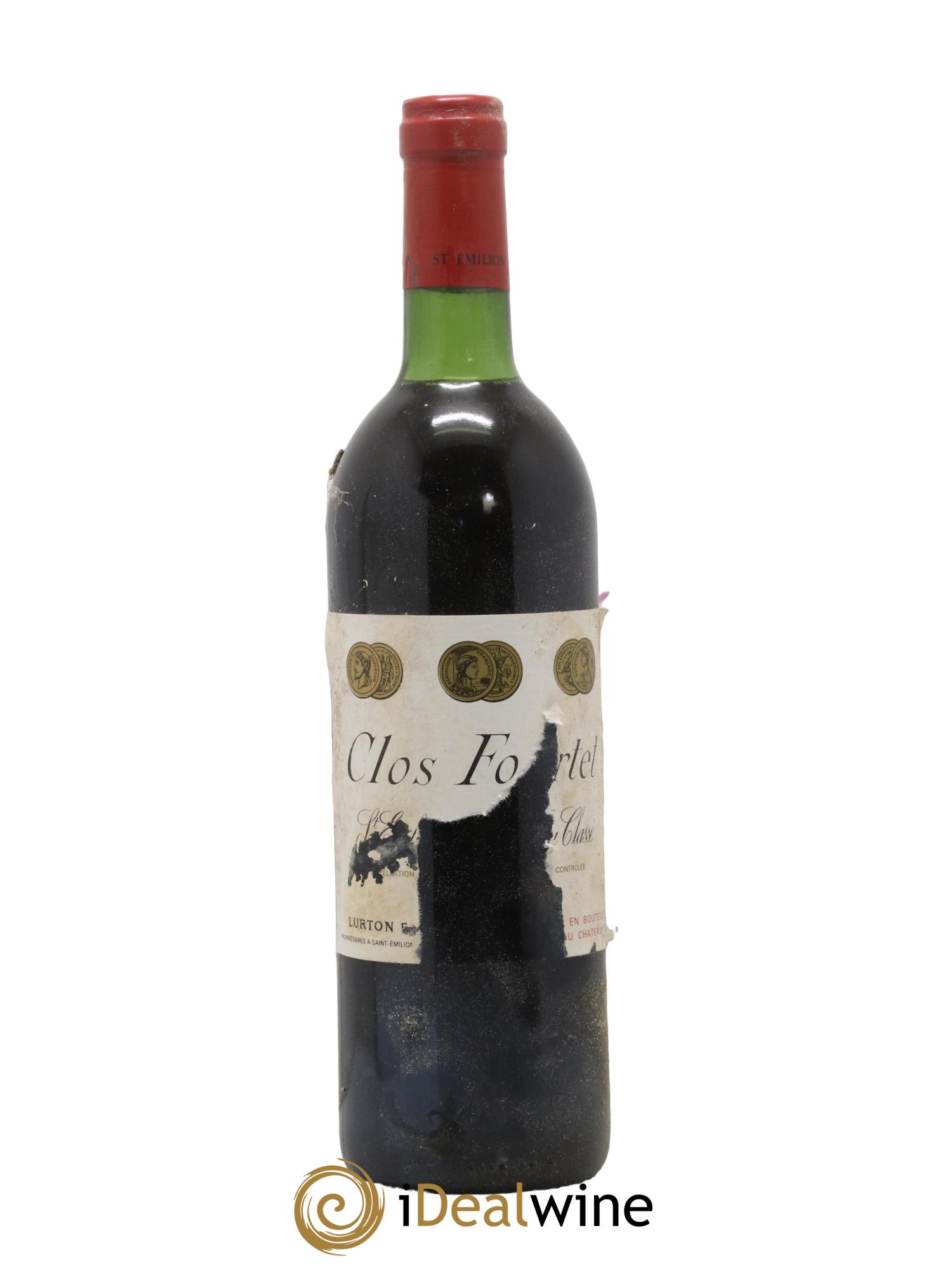 Clos Fourtet 1er Grand Cru Classé B annata presunta 1982 - Lotto di 1 bottiglia - 0