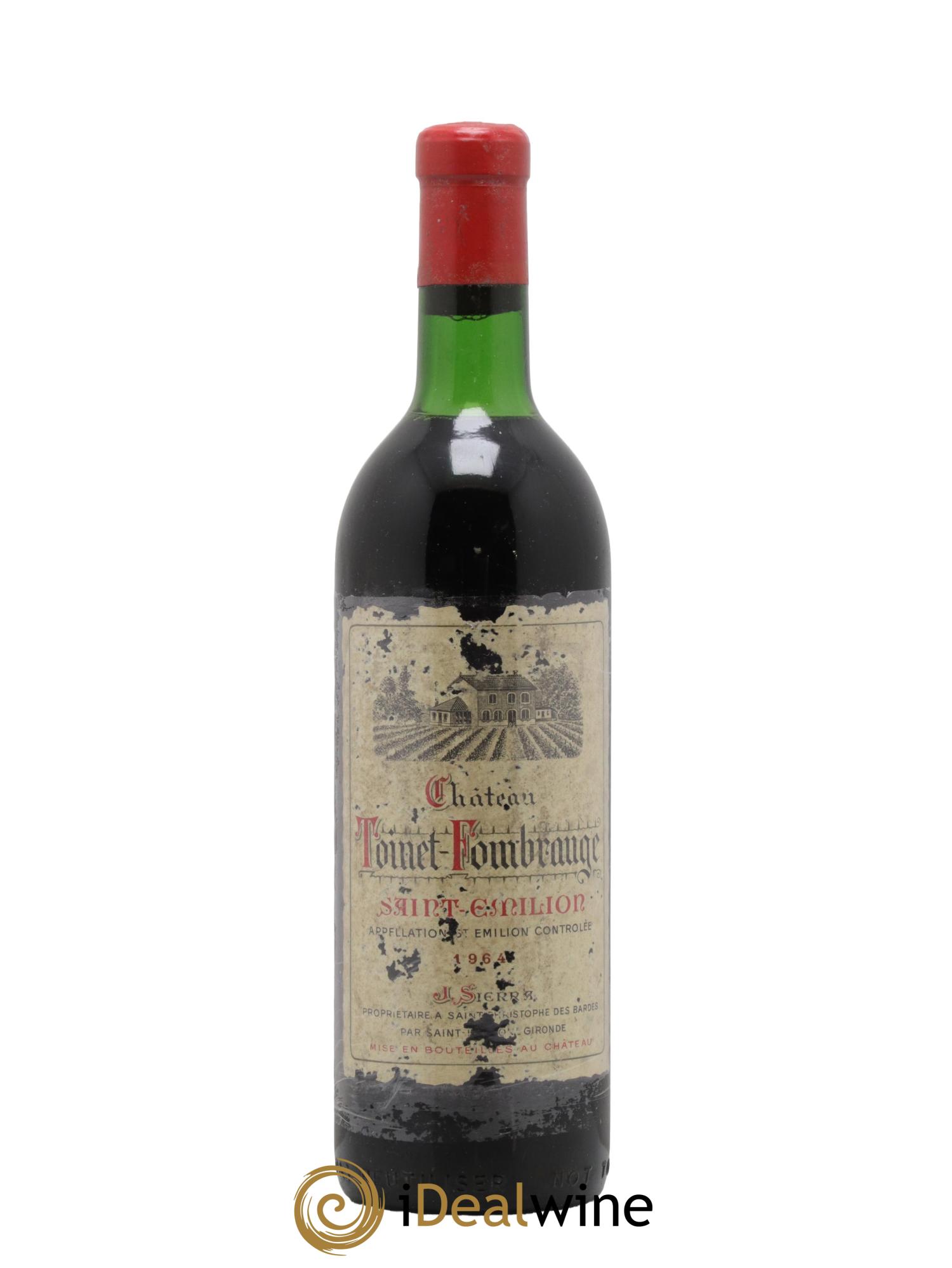 Saint-Émilion Château Toinet Fombrauge 1964 - Lot de 1 bouteille - 0