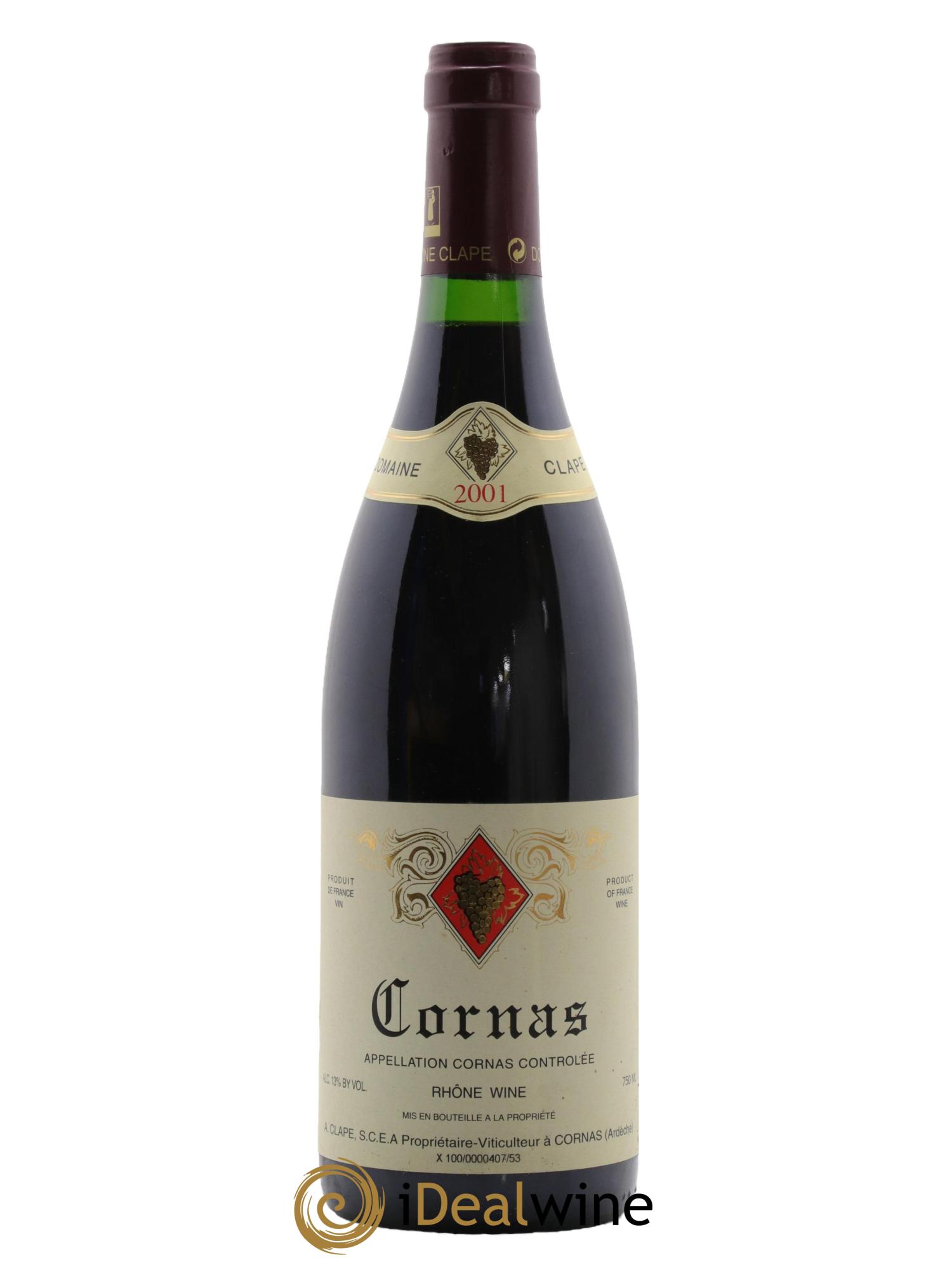 Cornas Auguste Clape 2001 - Posten von 1 Flasche - 0