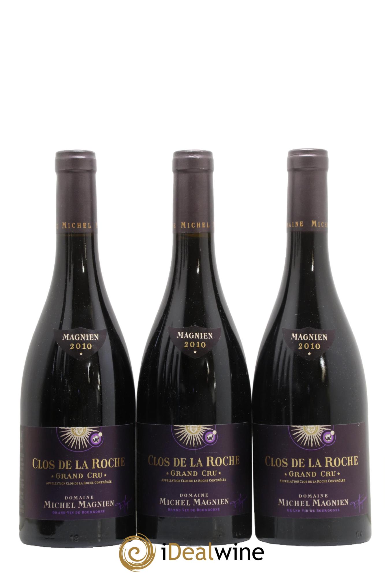 Clos de la Roche Grand Cru Michel Magnien 2010 - Lotto di 3 bottiglie - 0