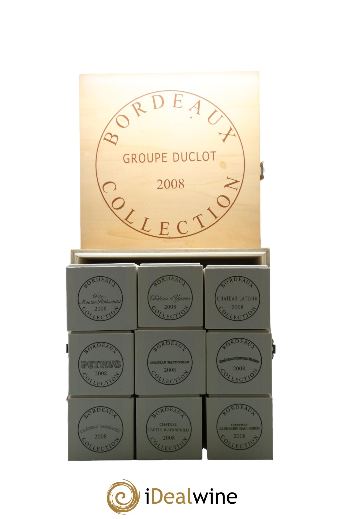 Caisse Collection Duclot 2008 - Lot de 9 bouteilles - 9