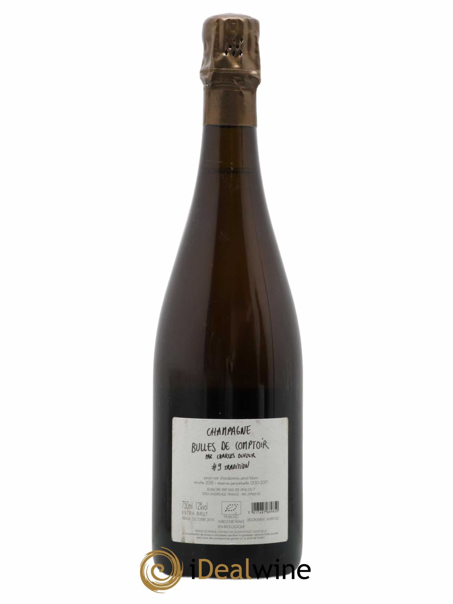 Champagne Charles Dufour Bulles de Comptoir 9 Tradition 2018 - Lotto di 1 bottiglia - 1