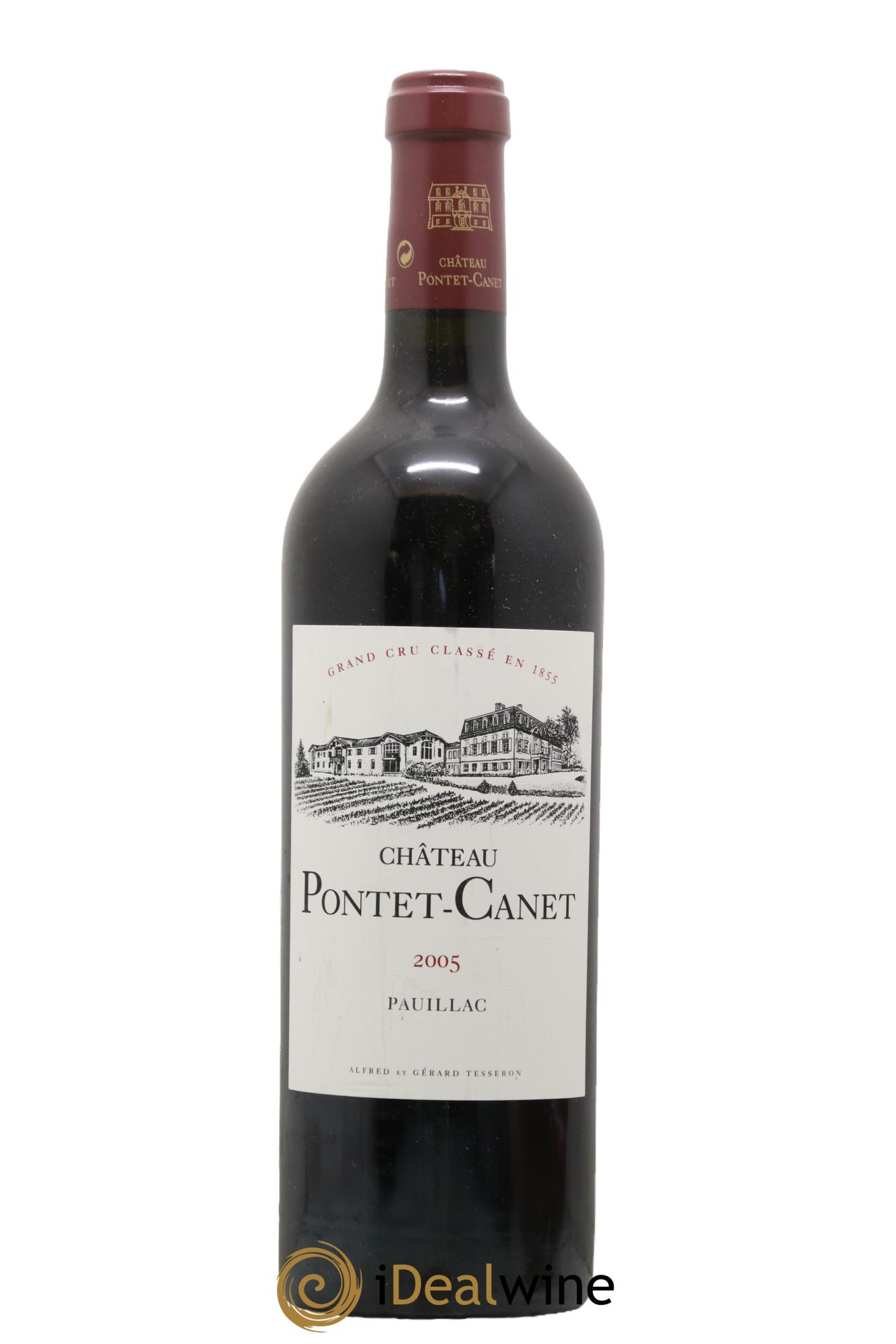 Château Pontet Canet 5ème Grand Cru Classé 2005 - Lot de 1 bouteille - 0