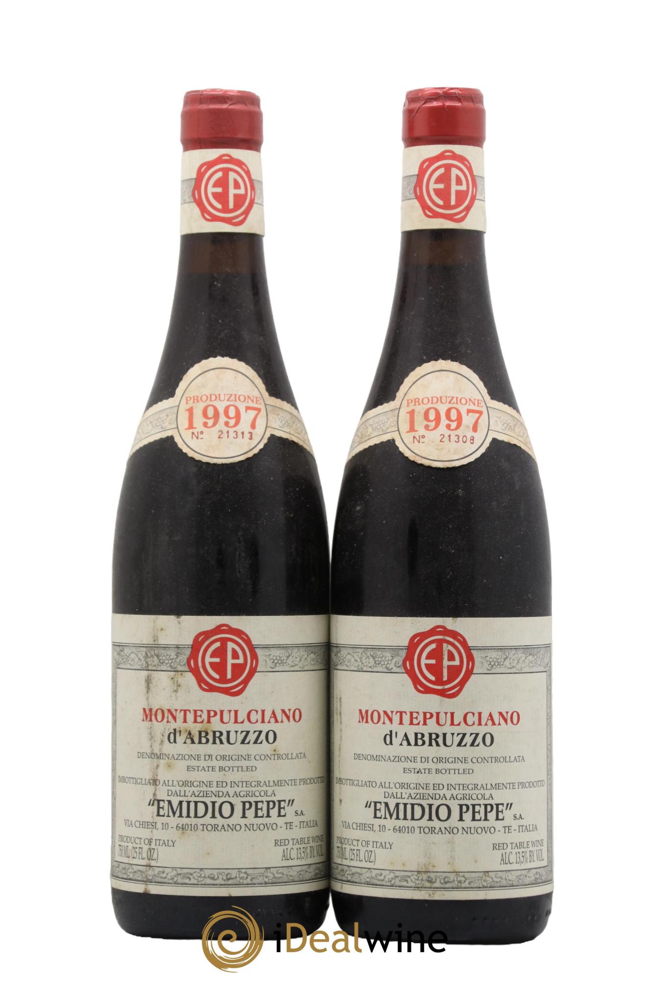 Montepulciano d'Abruzzo DOC Emidio Pepe 1997 - Posten von 2 Flaschen - 0