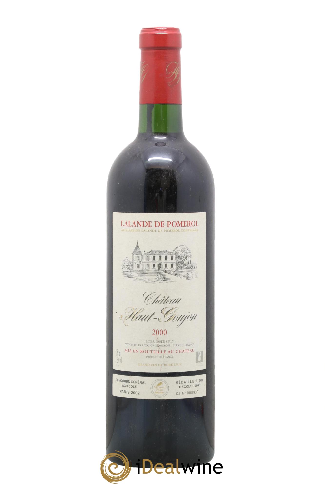 Lalande-de-Pomerol Château Haut-Goujon 2000 - Lotto di 1 bottiglia - 0