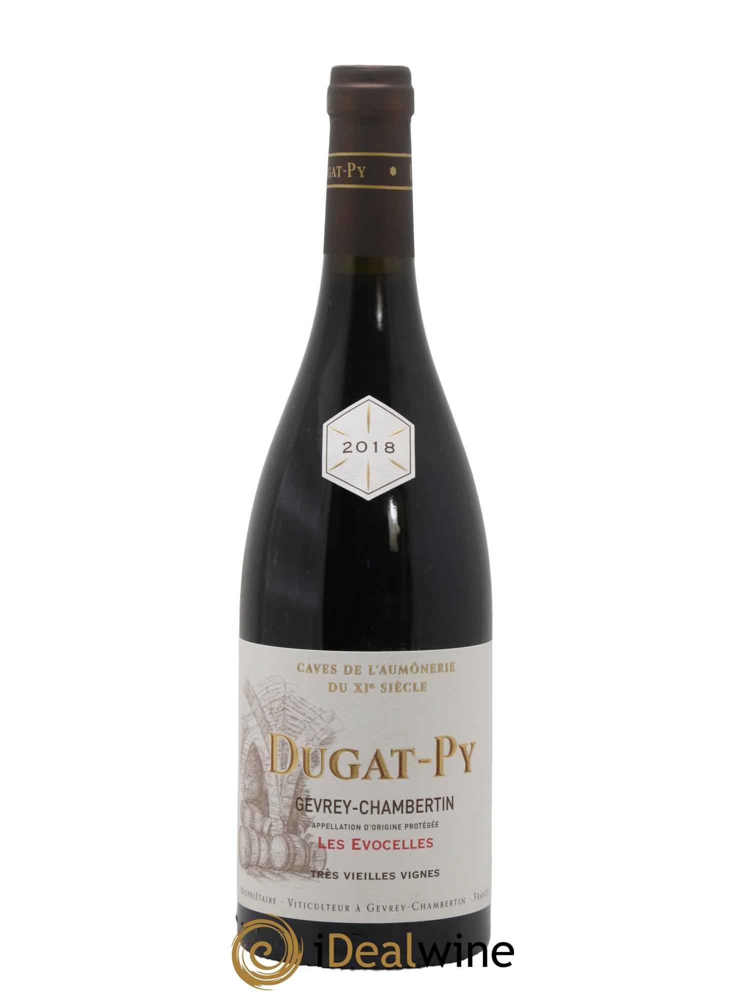 Gevrey-Chambertin Les Evocelles Vieilles Vignes Dugat-Py 2018 - Posten von 1 Flasche - 0