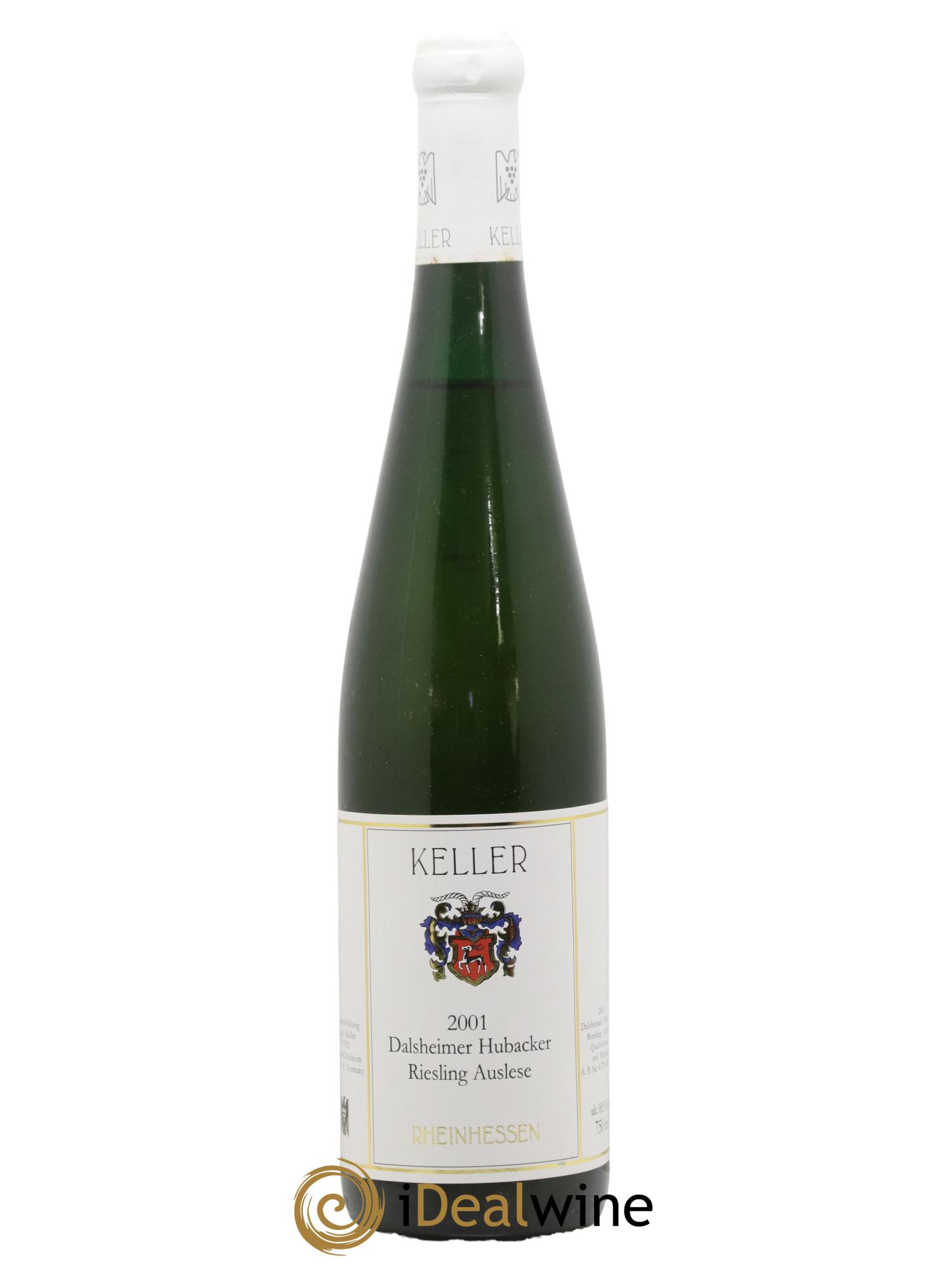 Allemagne Rheinhessen Riesling Auslese Dalsheimer Hubacker Weingut Keller 2001 - Posten von 1 Flasche - 0