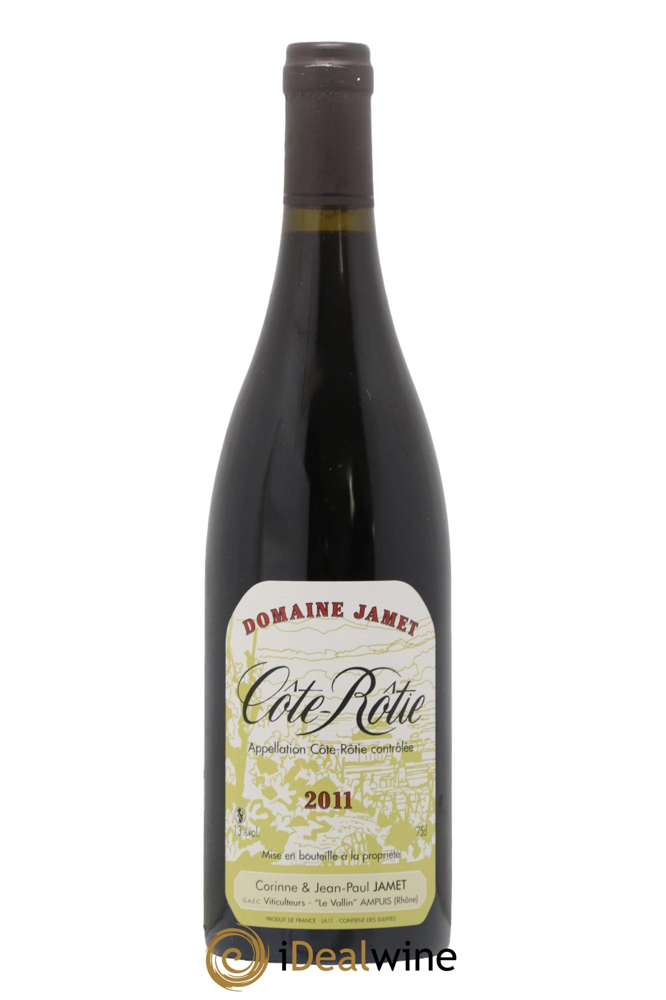 Côte-Rôtie Jamet (Domaine) 2011 - Lot de 1 bouteille - 0