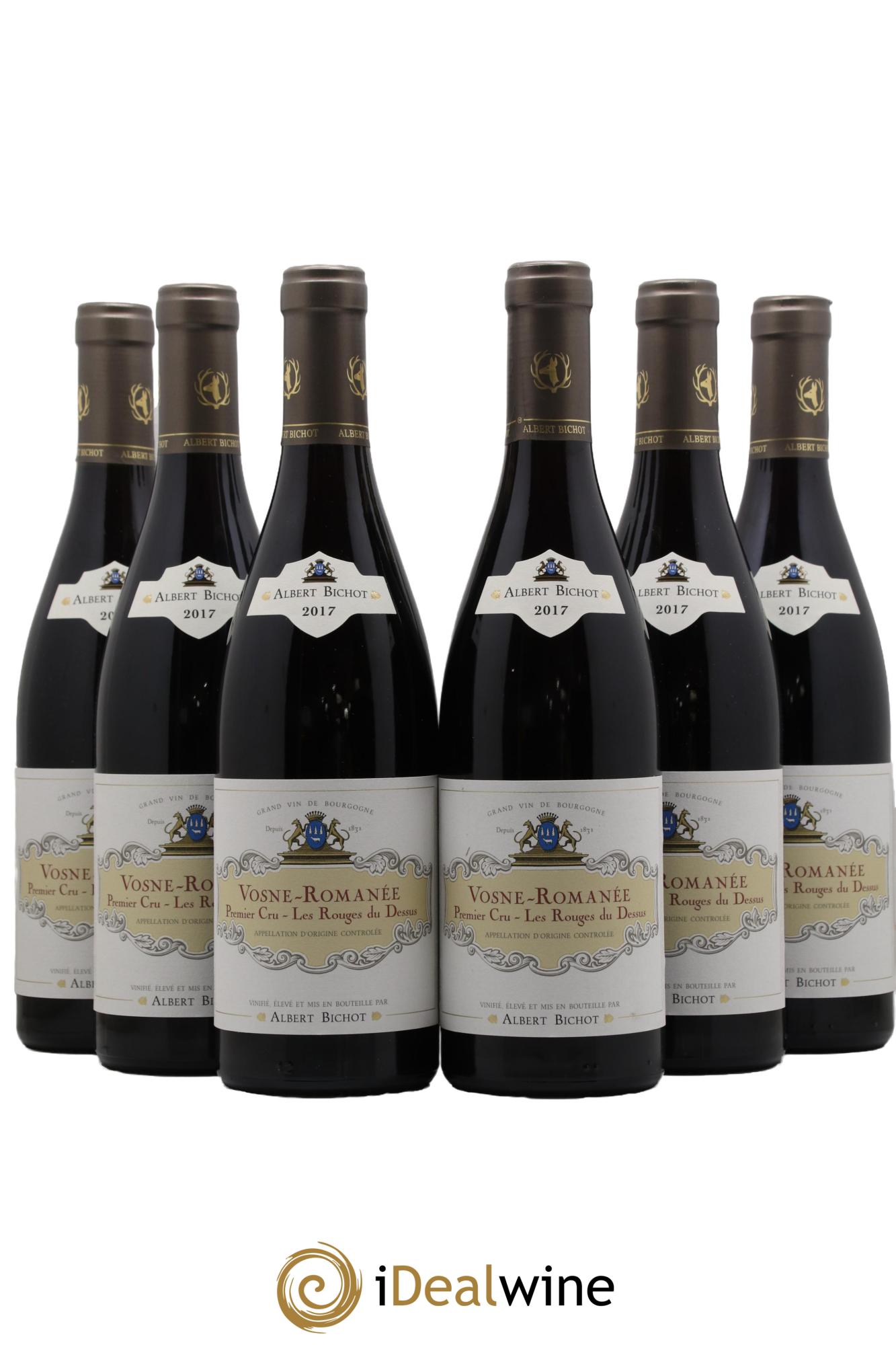 Vosne-Romanée 1er Cru Les Rouges du Dessus Albert Bichot 2017 - Lotto di 6 bottiglie - 0