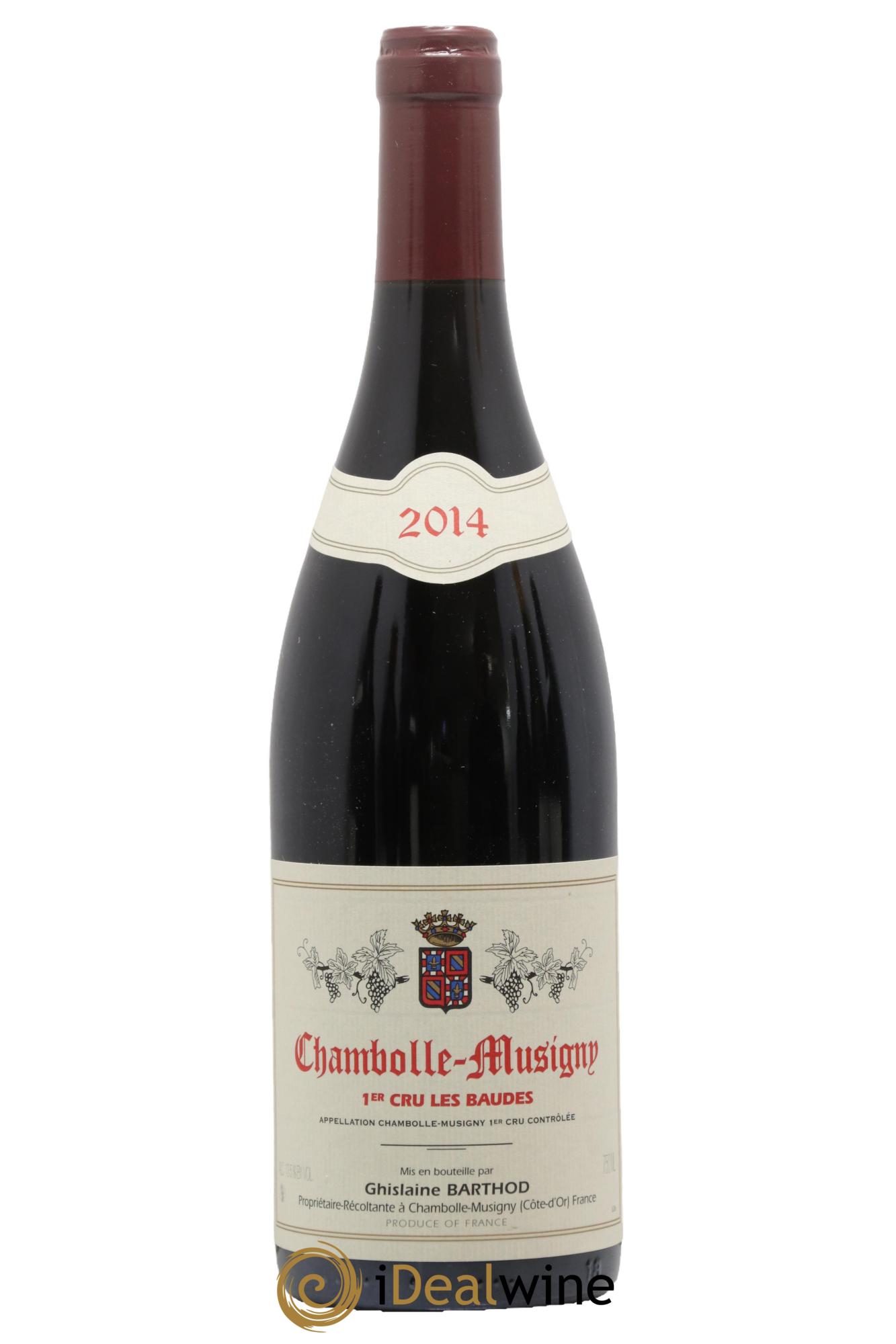 Chambolle-Musigny 1er Cru Les Baudes Ghislaine Barthod 2014 - Posten von 1 Flasche - 0