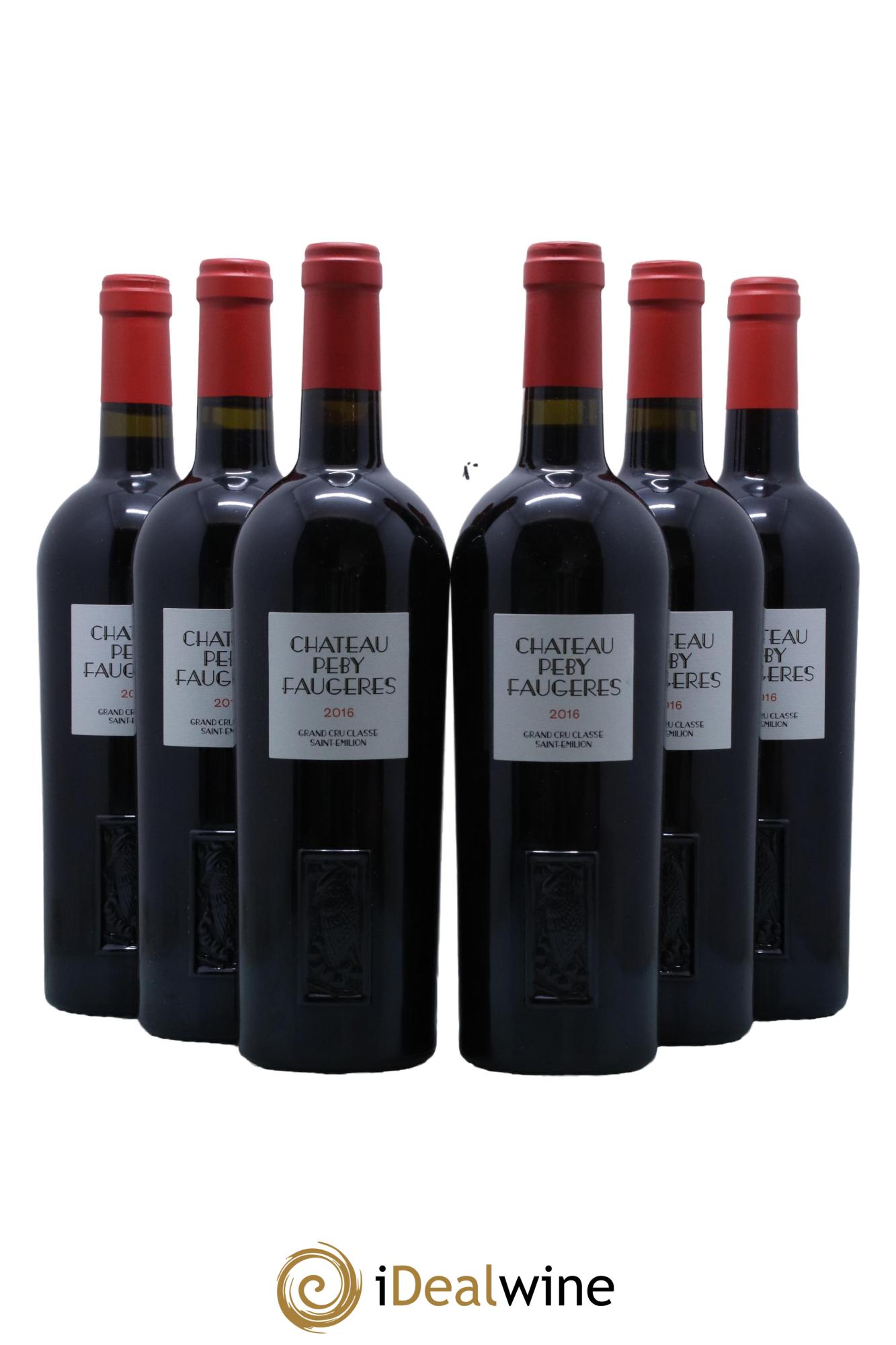 Château Péby Faugères Grand Cru Classé  2016 - Lot of 6 bottles - 0