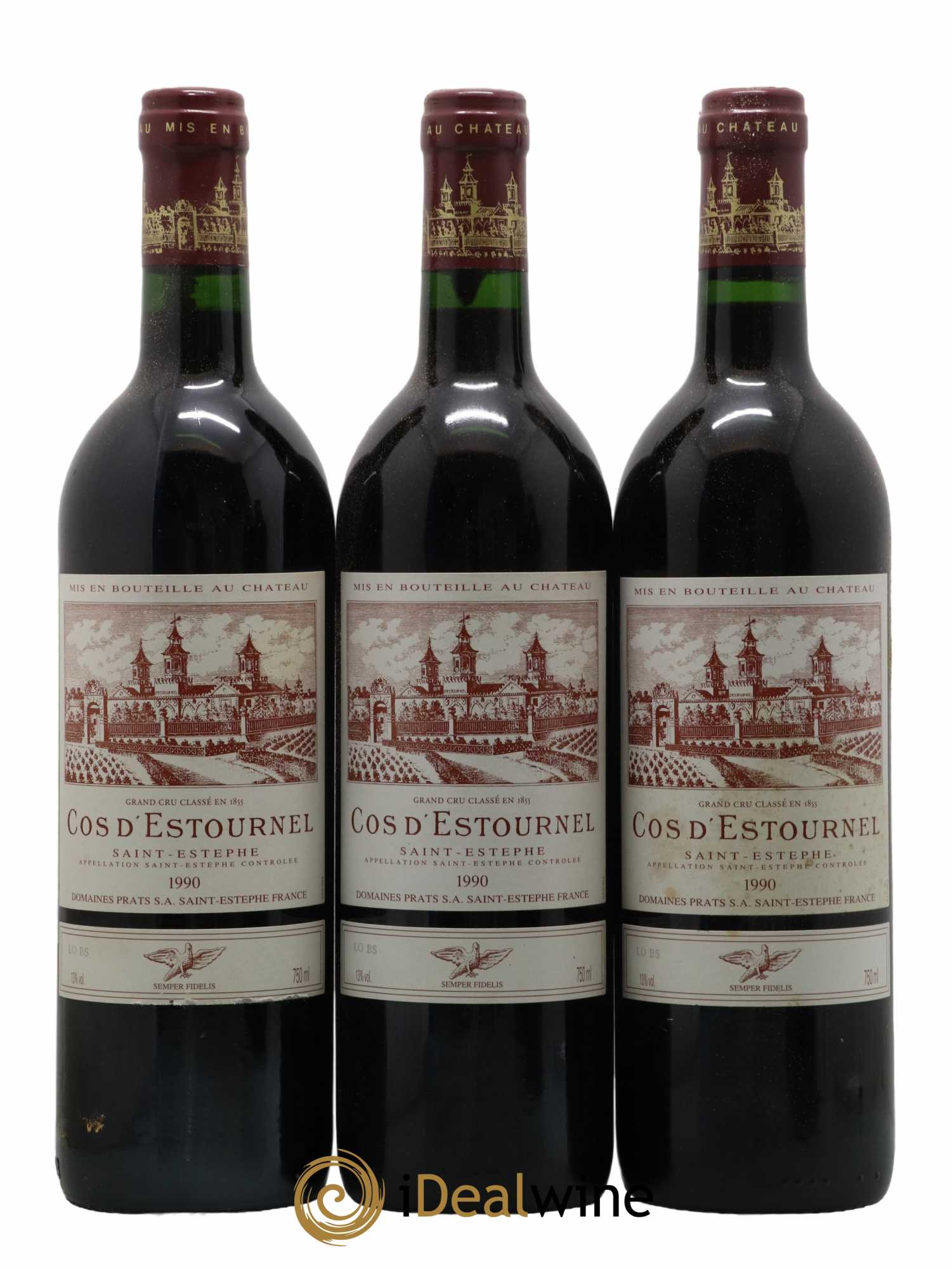 Cos d'Estournel 2ème Grand Cru Classé 1990 - Lot de 6 bouteilles - 1