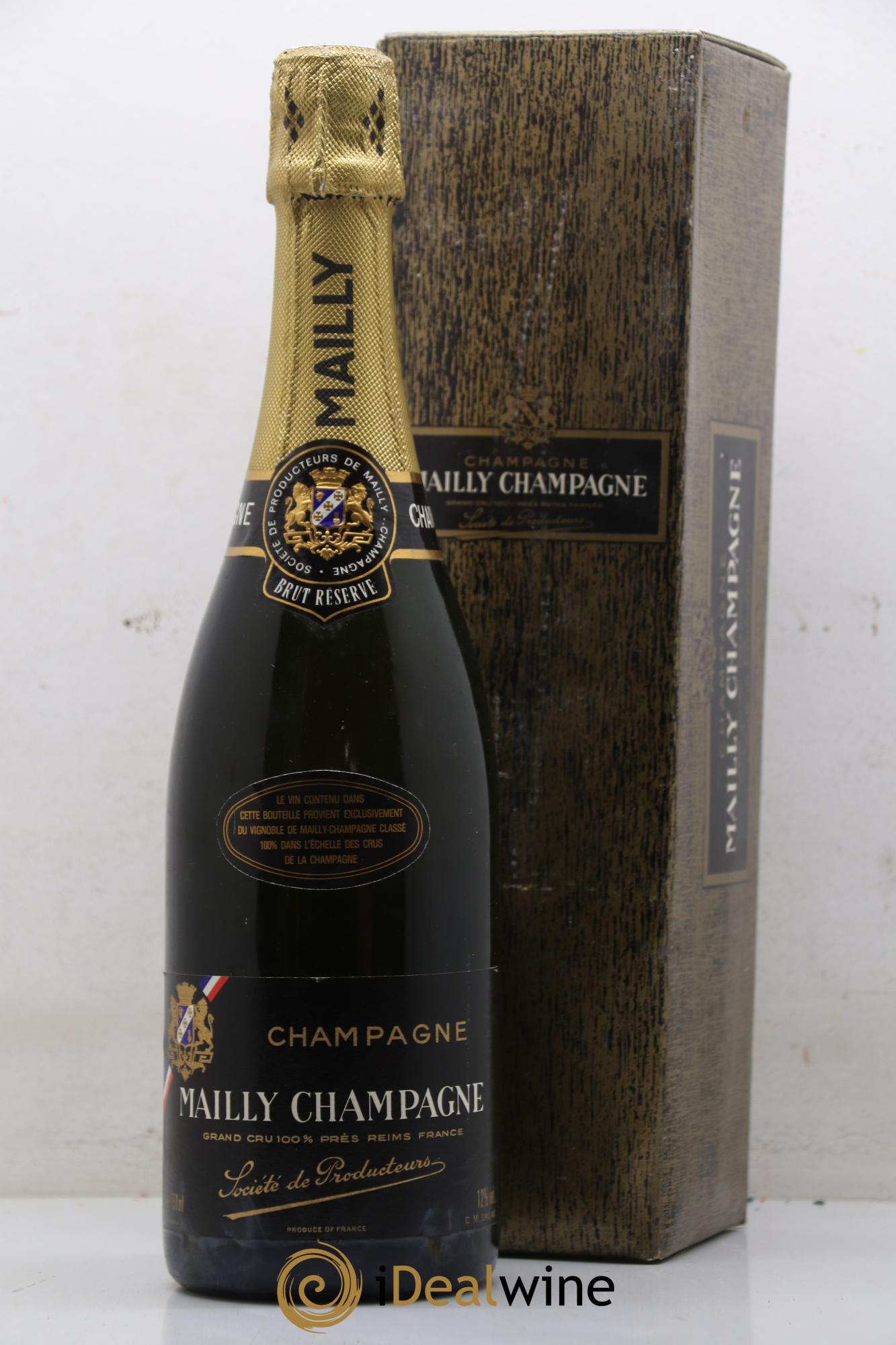 Champagne Brut Réserve Mailly - Lot de 1 bouteille - 1